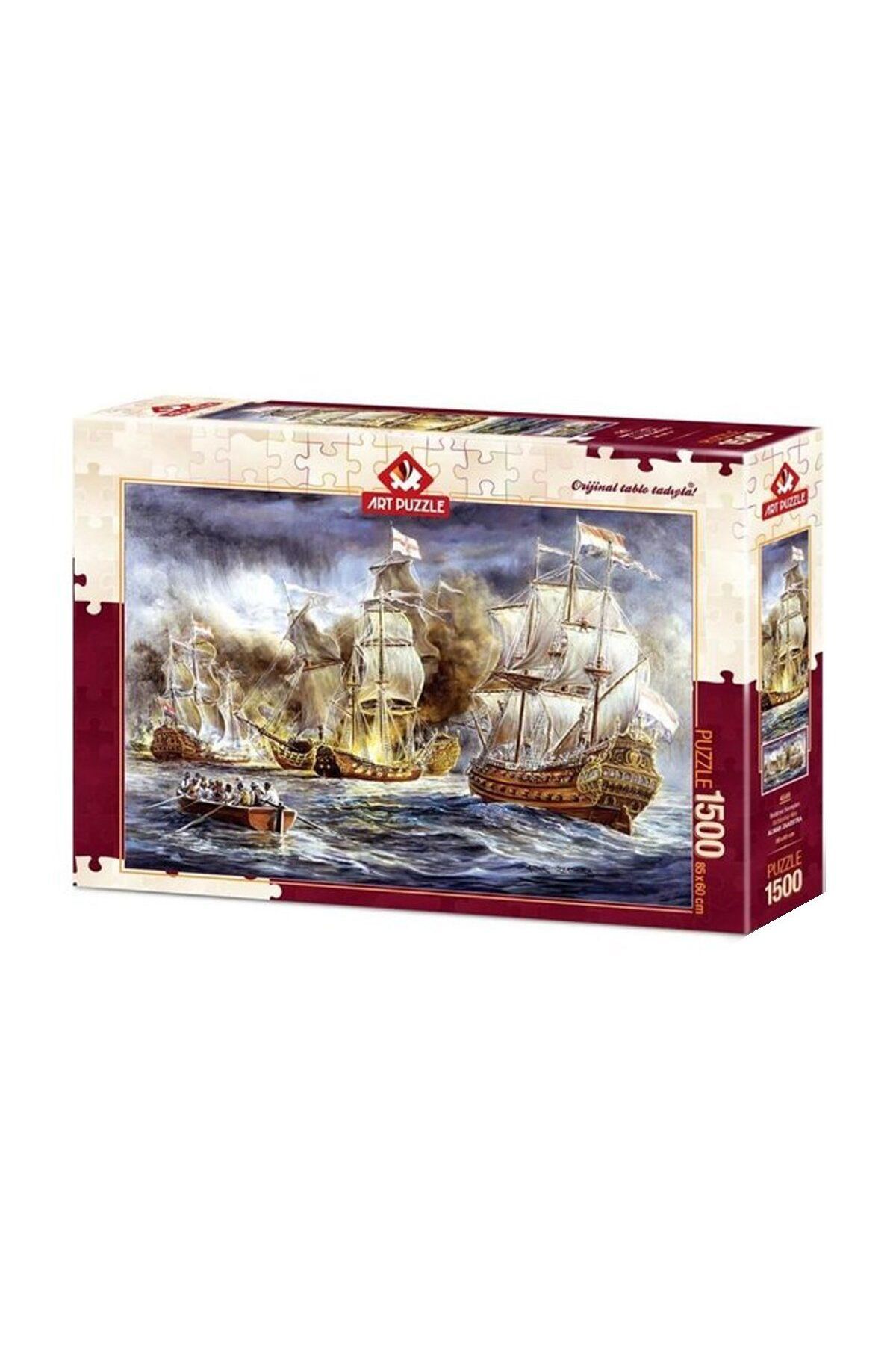 Lucest Lucesturg 4549  Savaş Gemileri Savaşı - Batarya Savaşları 1500 Parça Puzzle / +15 Yaş New