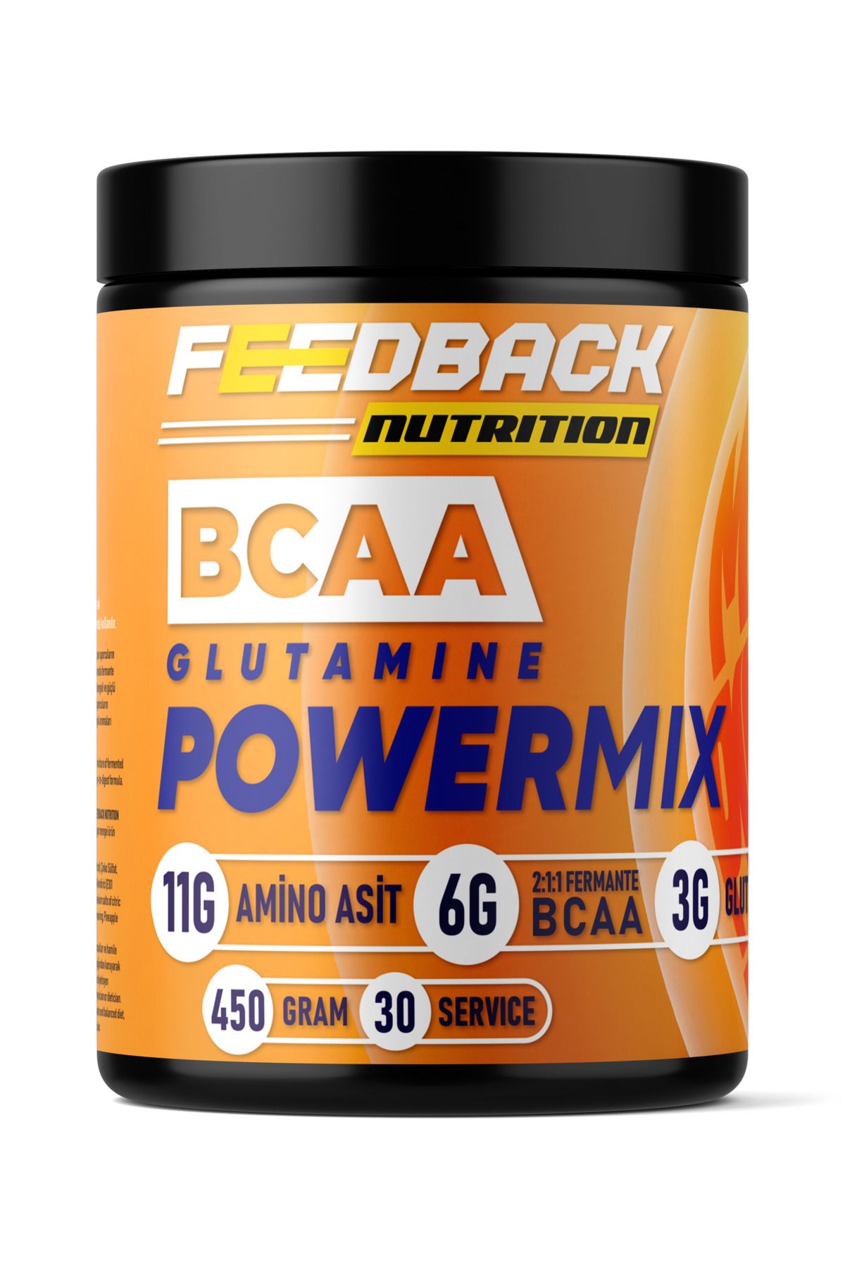 Feedback Nutrition Bcaa + Glutamin Power Mix 450 Gr Mango&Ananas&Kavun