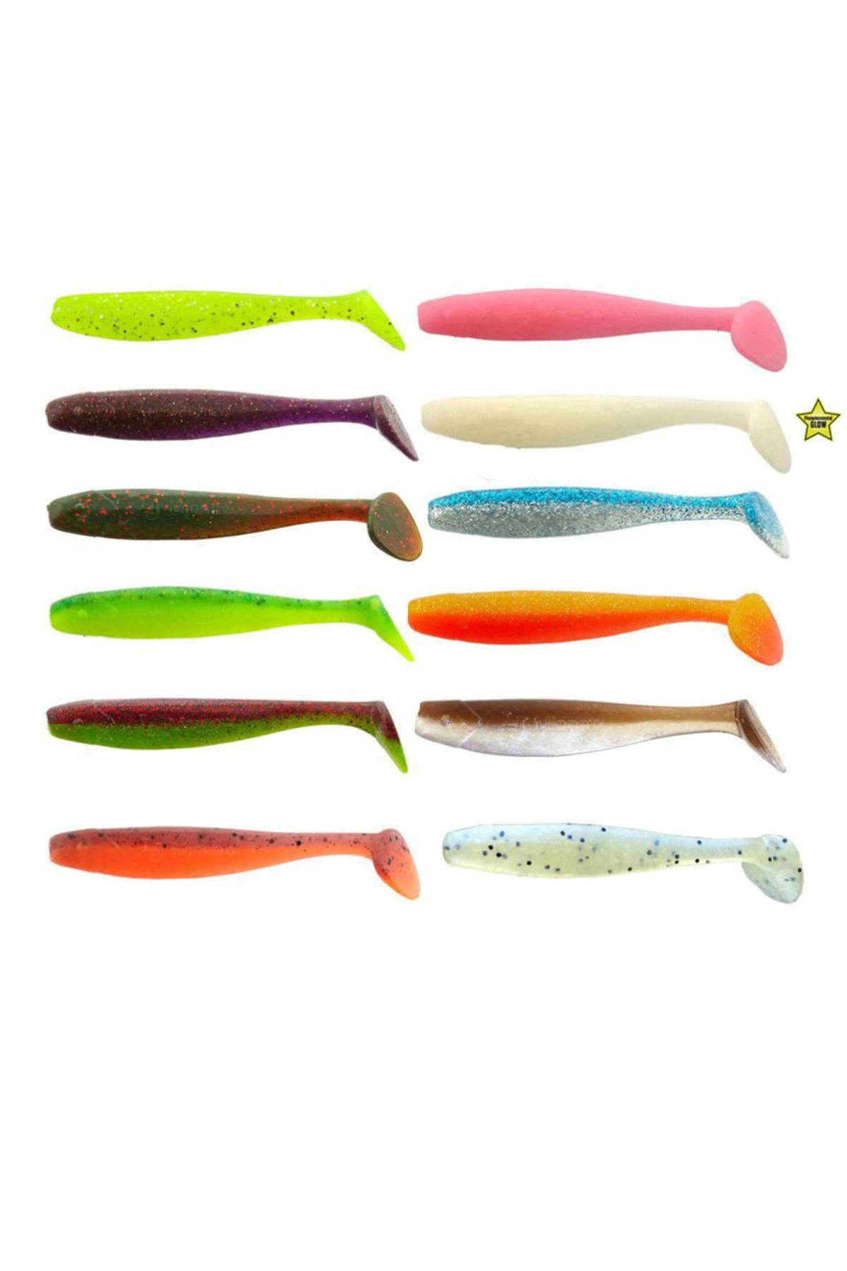 LUCKY JOHN Minnow 3.3'' (8.38 cm) 7P Silikon Yem - T05