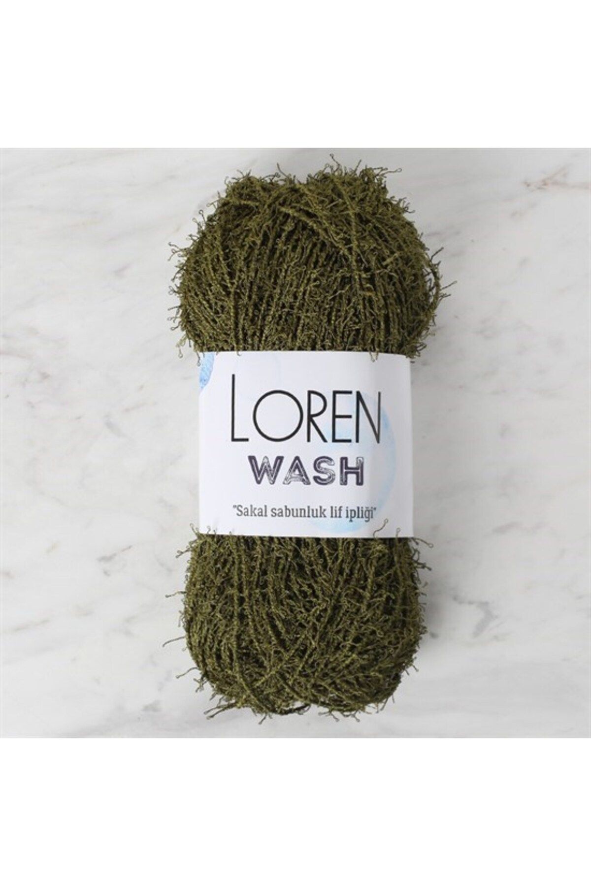 Store Loren Wash Asker Yeşili El Örgü İpi - R141 - 34031