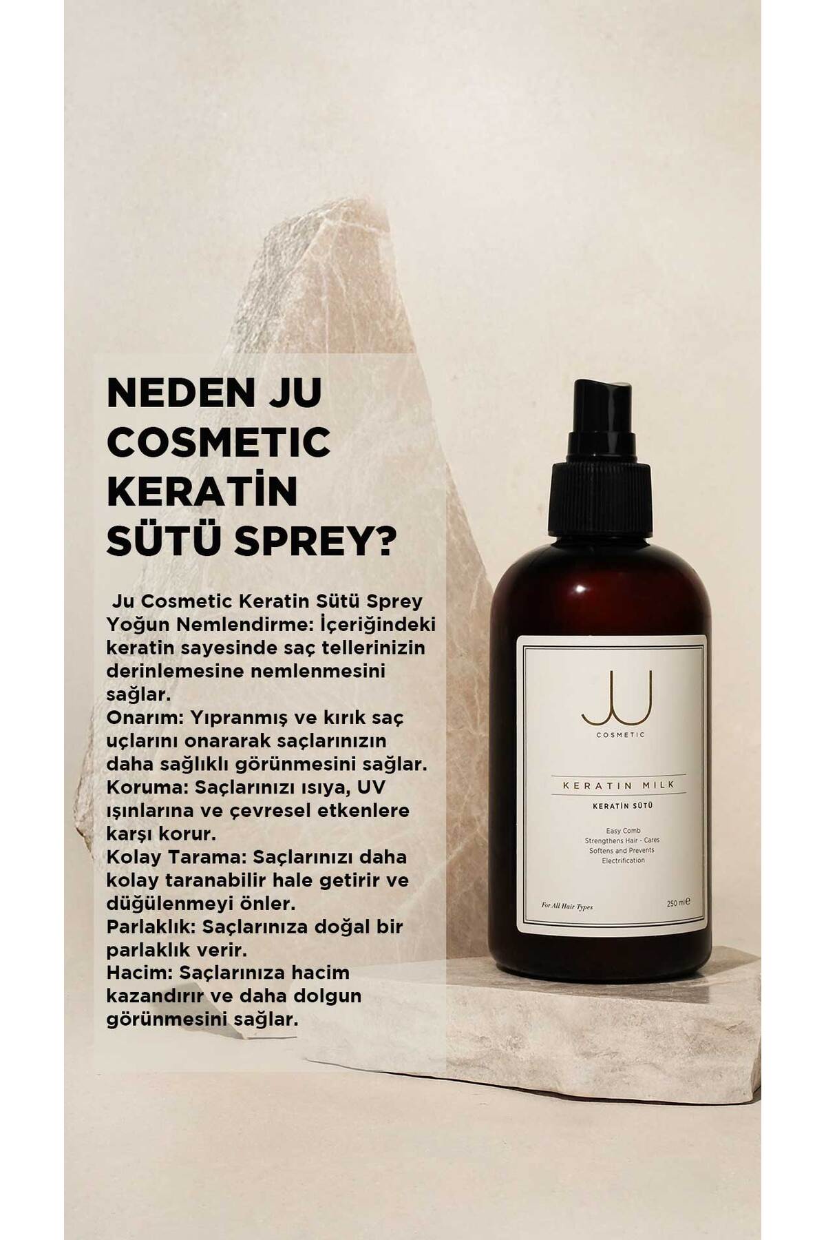 Keratin Sütü Sprey 250 ml — jukeratinsütü — تصویر 2 از 3