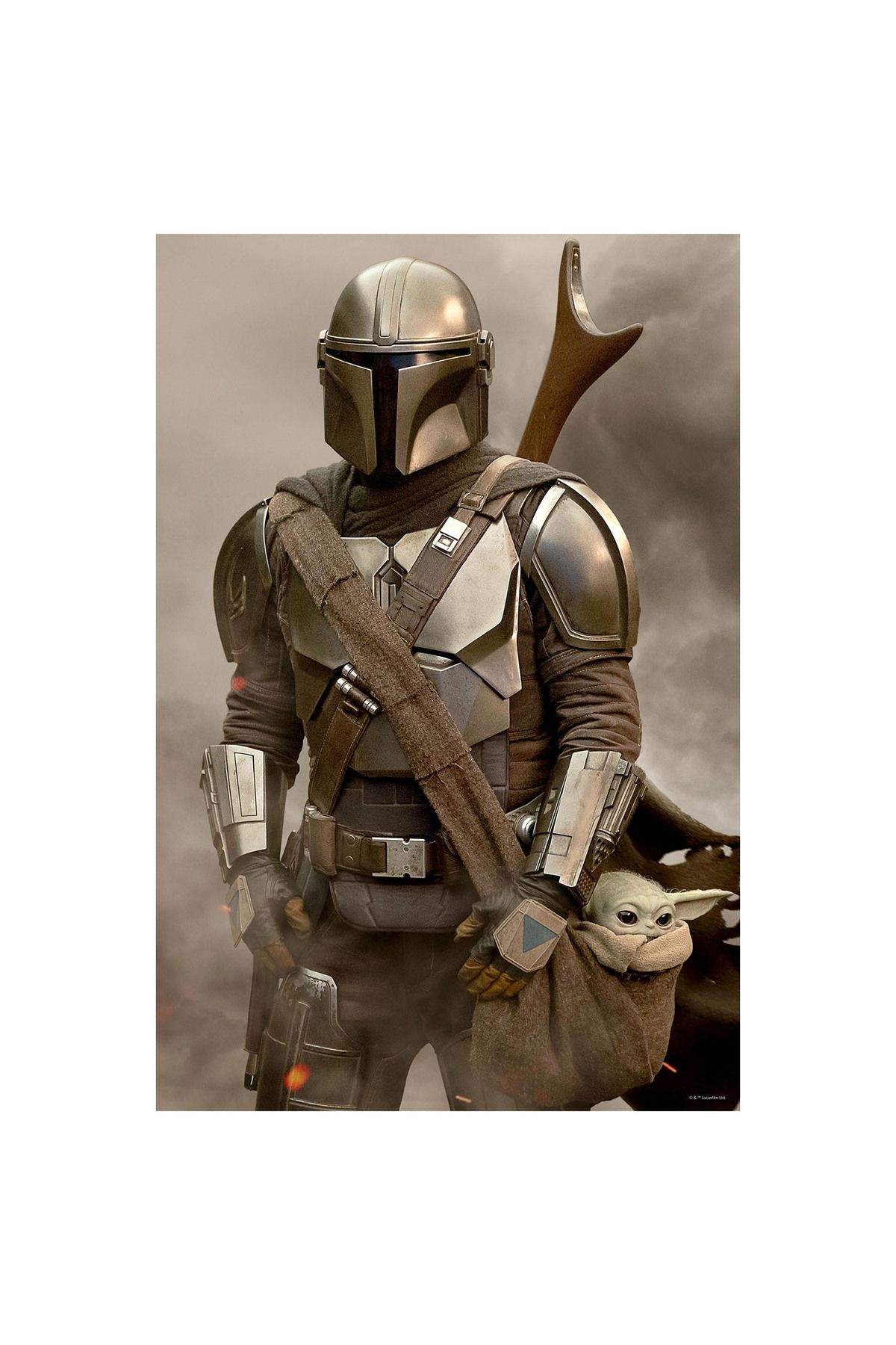 Prime 3D Star Wars The Mandalorian Metal Kutu Puzzle 300 Parça 35580