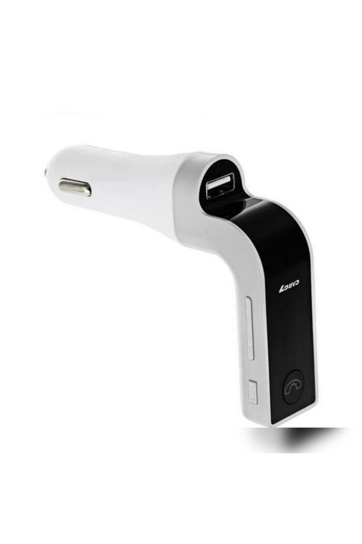 pikno Bluetooth Araç FM Transmitter Usb Girişli Beyaz Android İOS Cihazlar Uyumlu - G7