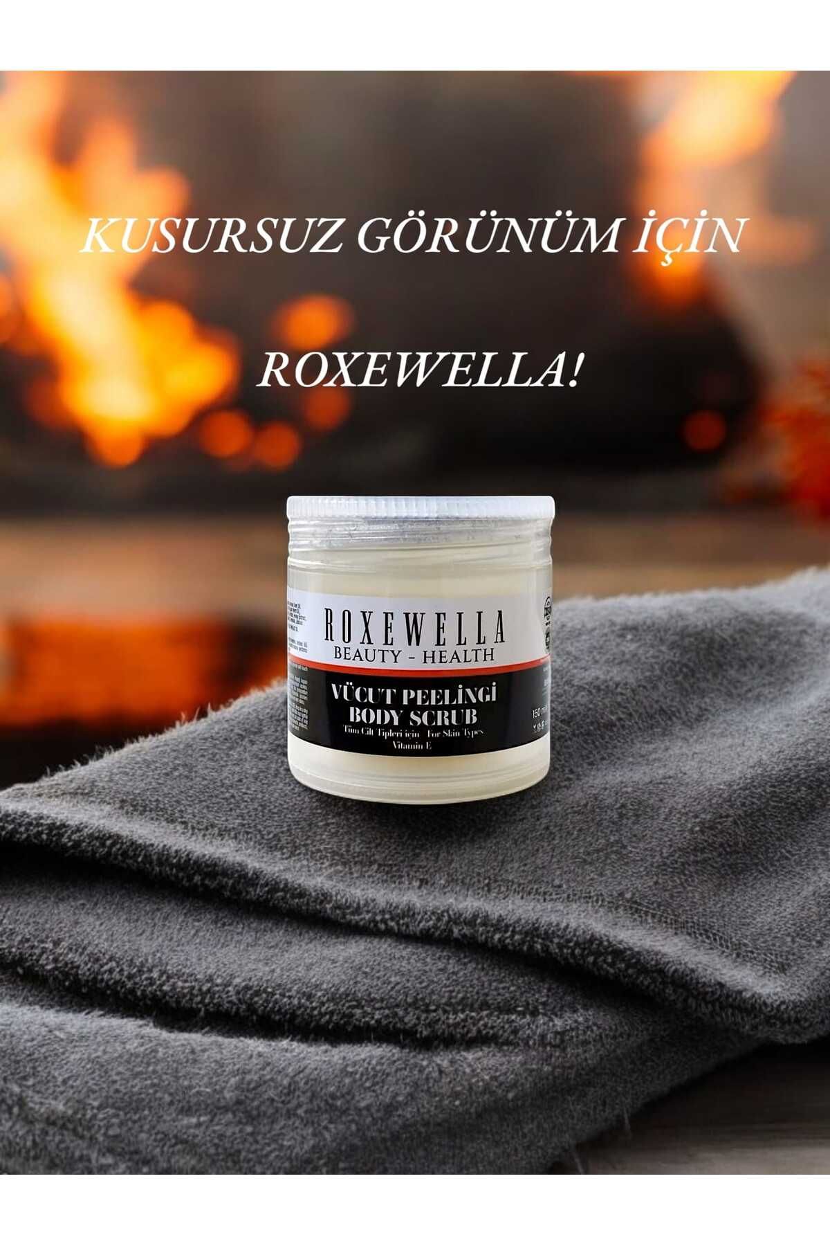 ROXEWELLA Bal özlü,Besleyici,Onarıcı,Selülit Karşıtı,Yoğun Nemlendirici Vücut Peelingi 150ml