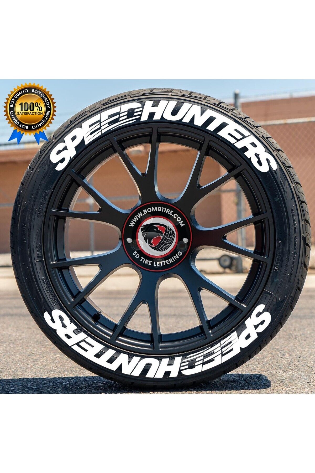 komauto Speedhunters Lastik Yazısı Garantili 4 Adet 2.5 Cm (MADE IN USA) Bombtire®