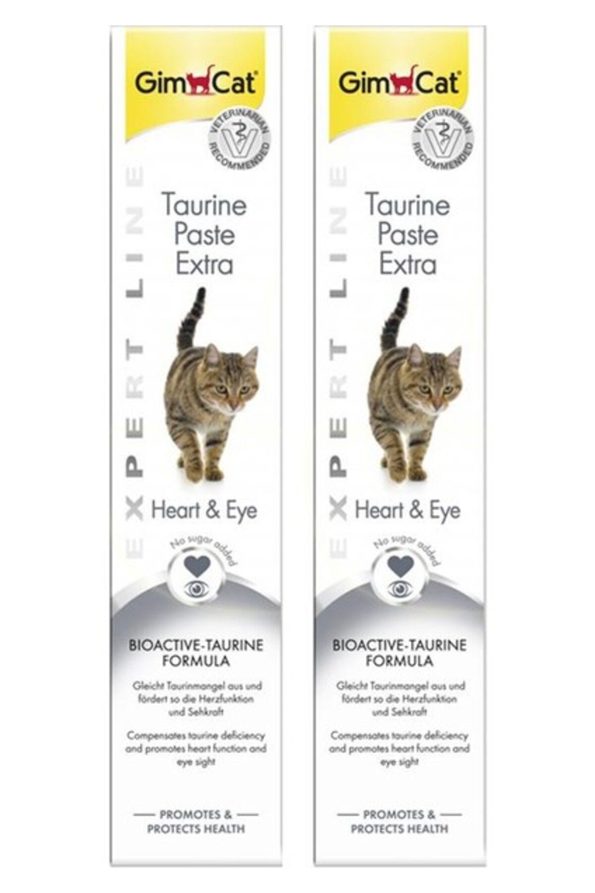 Gimcat 2 Adet Taurine Paste Kalp Ve Göz Sağlığı Destekleyici Taurinli Kedi Macunu 50 gr X 2 = 100 gr