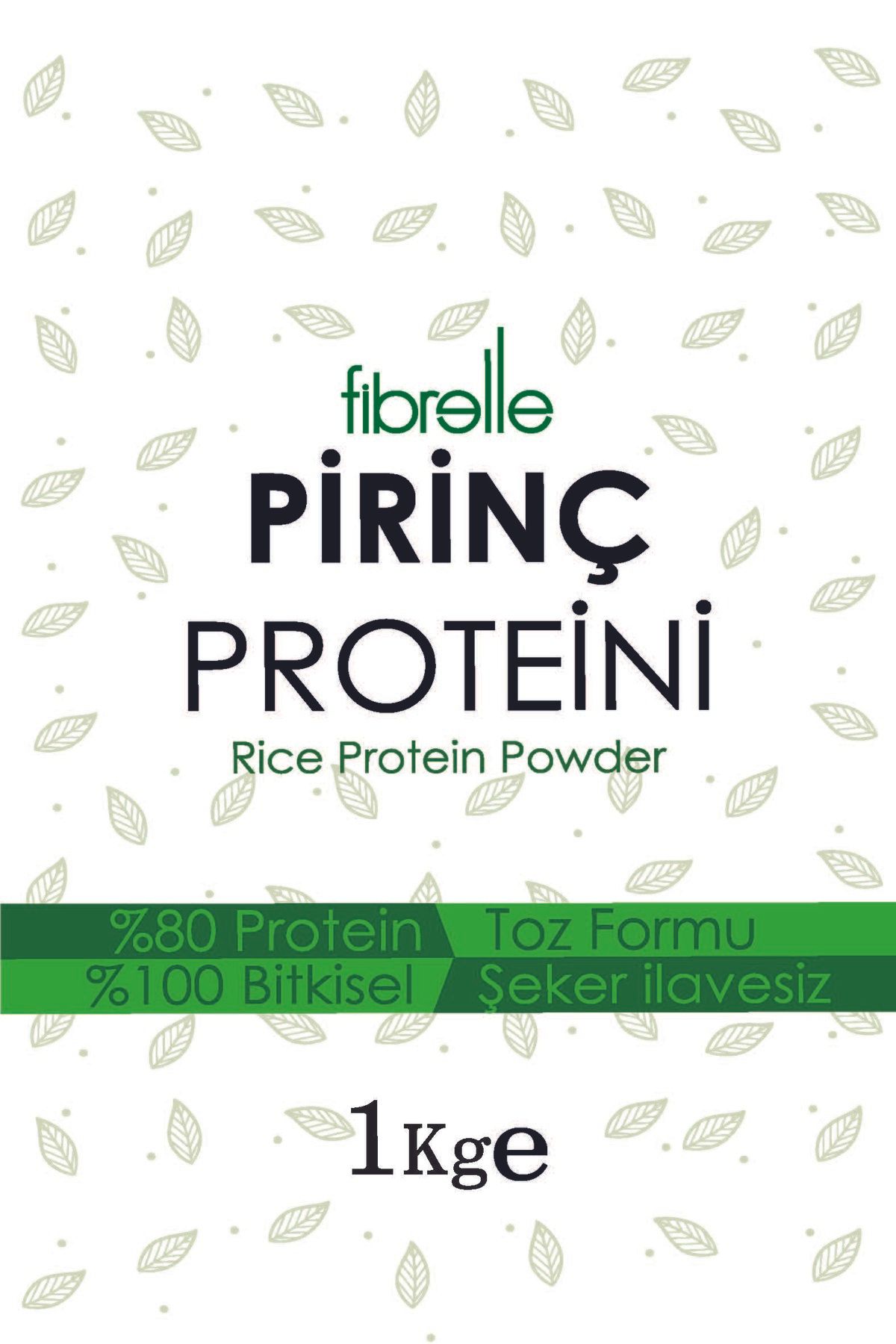 Fibrelle Pirinç Protein 1000 g