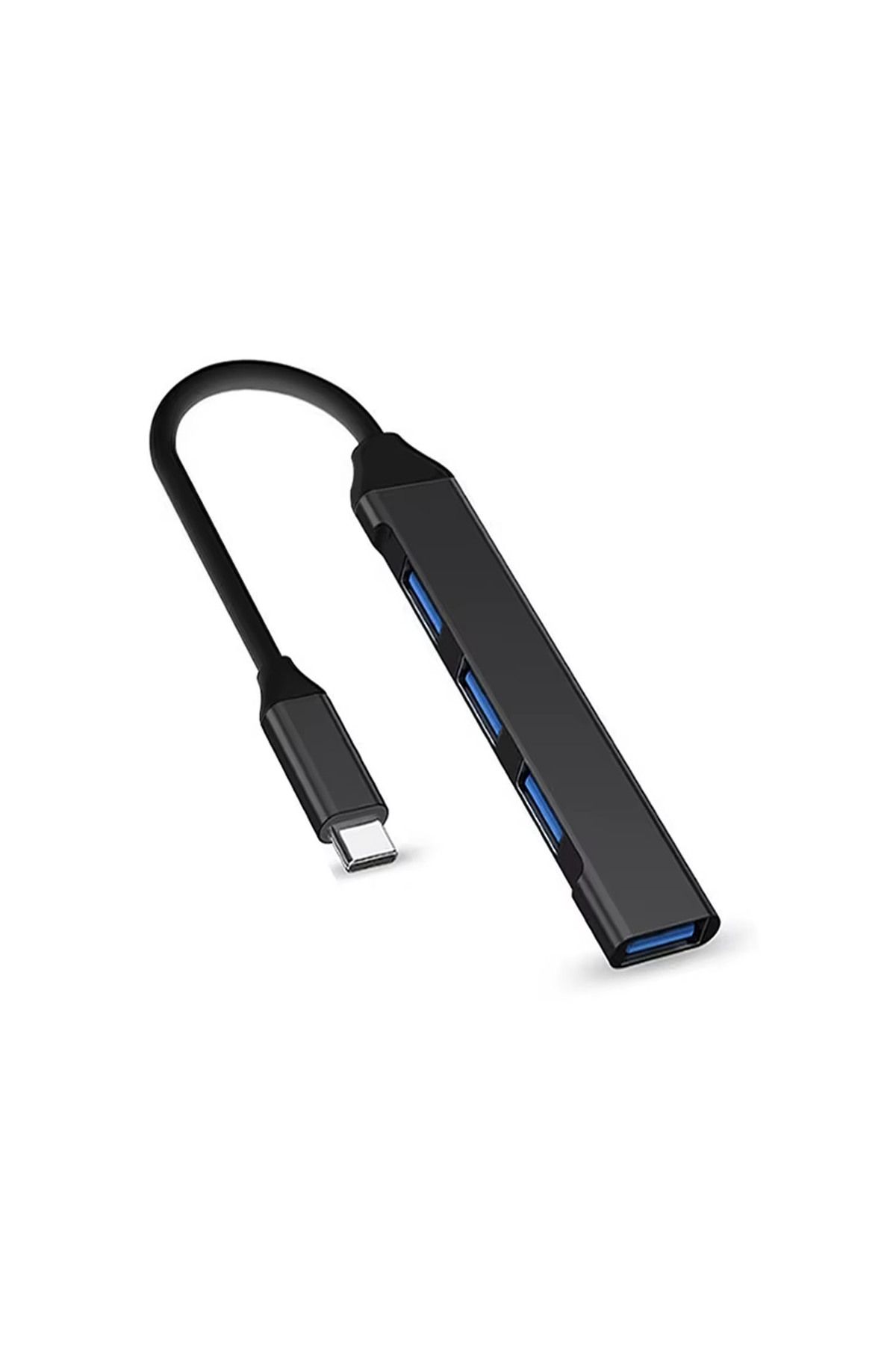 Forzacase Type-C Girişli 4in1 USB 2.0 / USB 3.0 Port Çoğaltıcı Hub OTG Adaptör USB Çoklayıcı - FC931