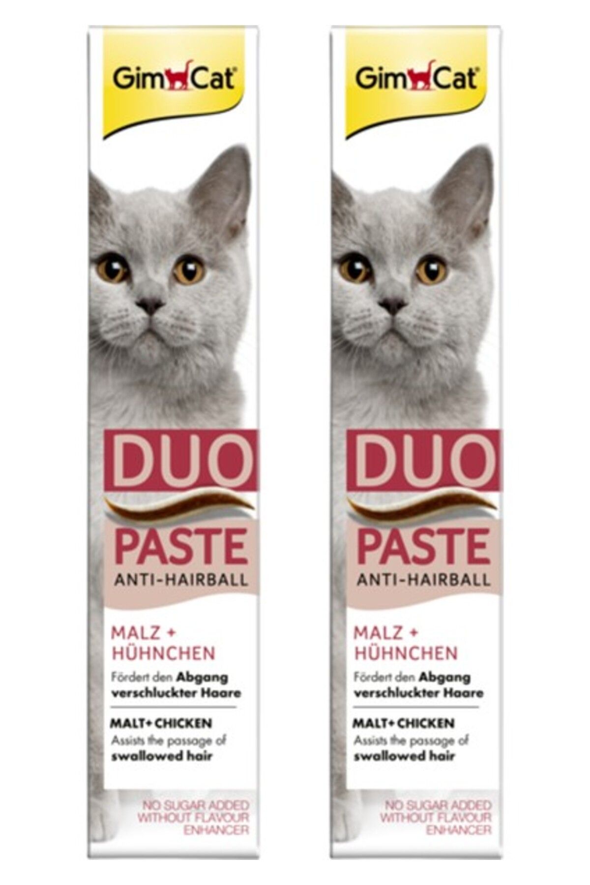 Gimcat Duo Paste Anti Hairball Tavuklu Malt Kedi Macunu 50 gr X 2 Adet = 100 gr