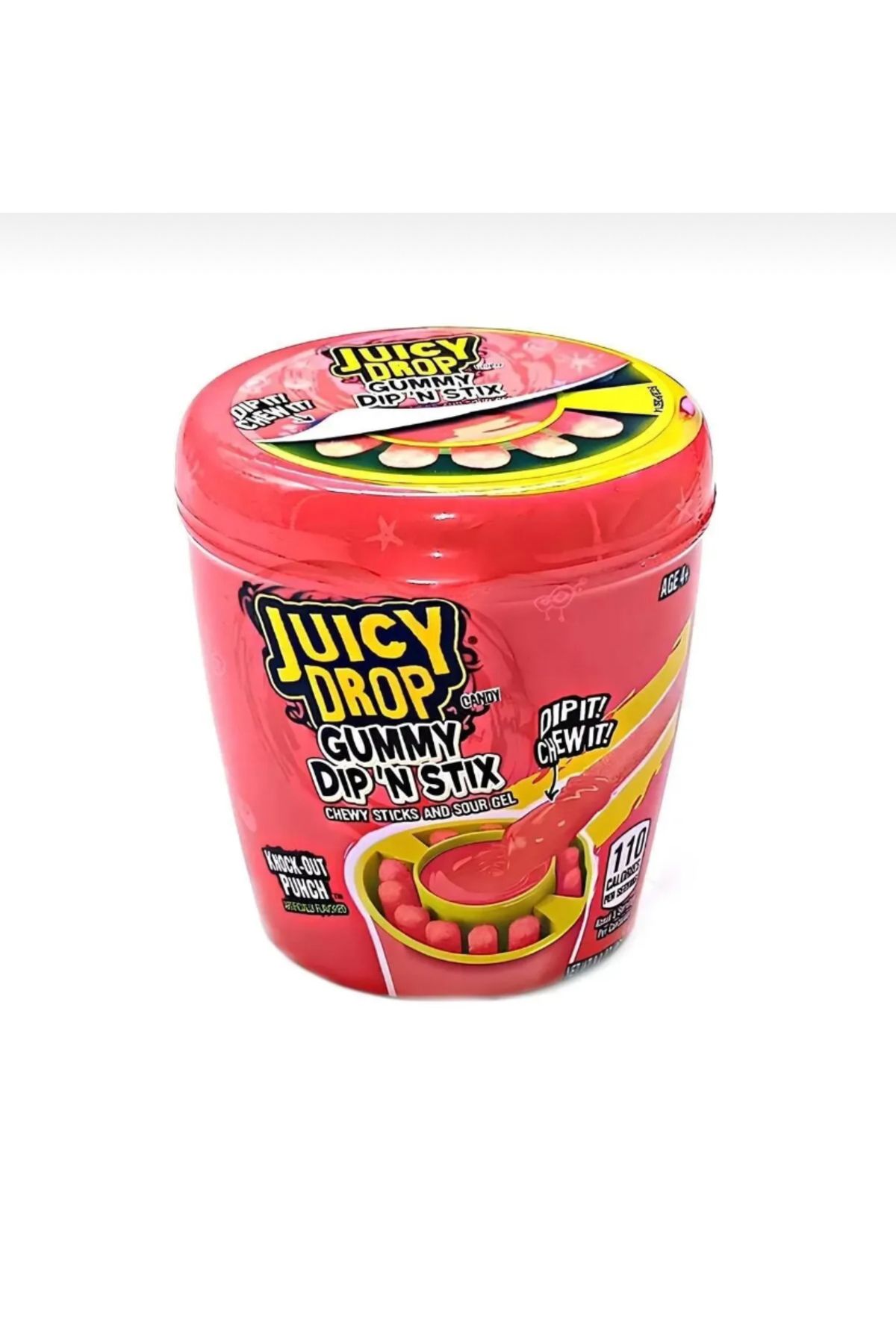 Juicy Drop Gummy Dip’n Stix Candy 96gr