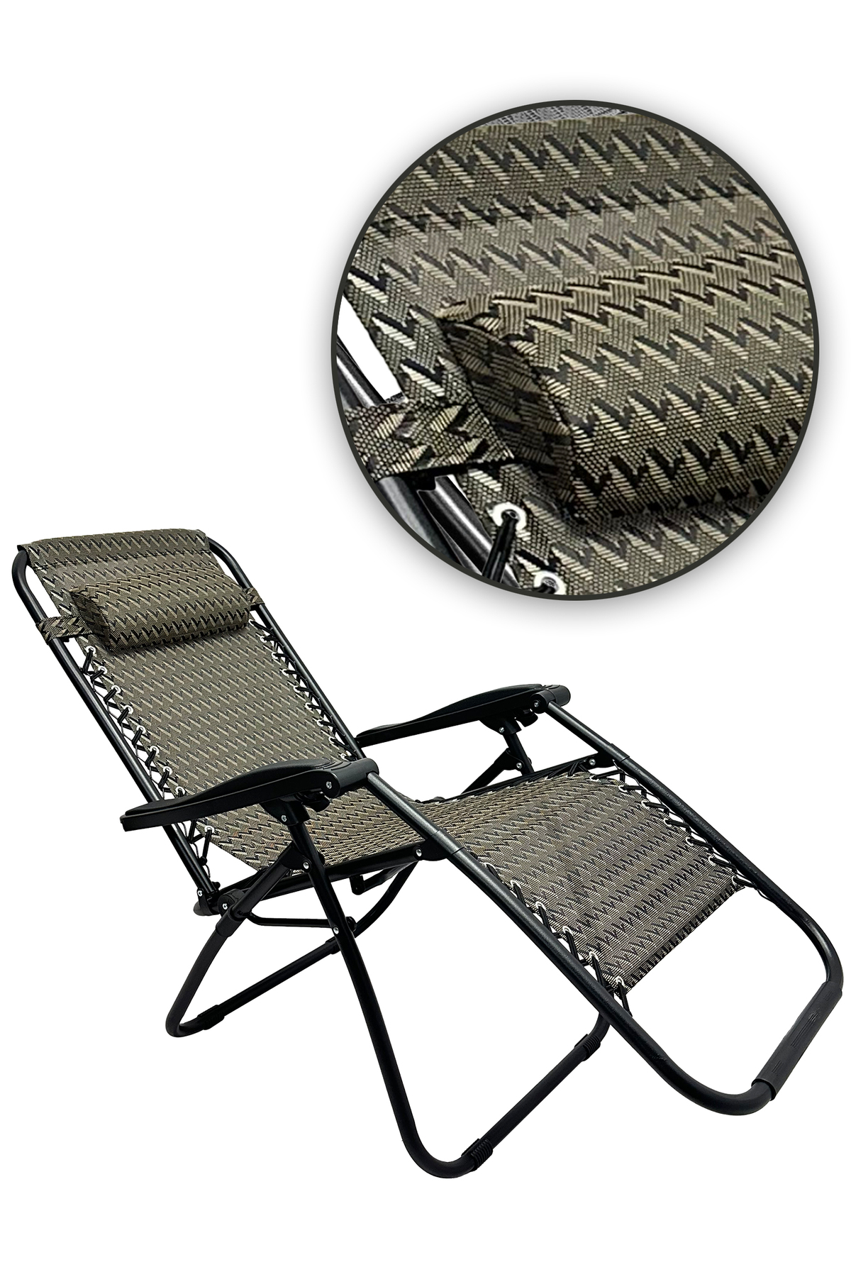 كراسي استلقاء للتشمس في الفناء الخلفي، كرسي جاذبية مع مسند ظهر ومسند قدم قابلين للتعديل، كرسي استلقاء للتشمس