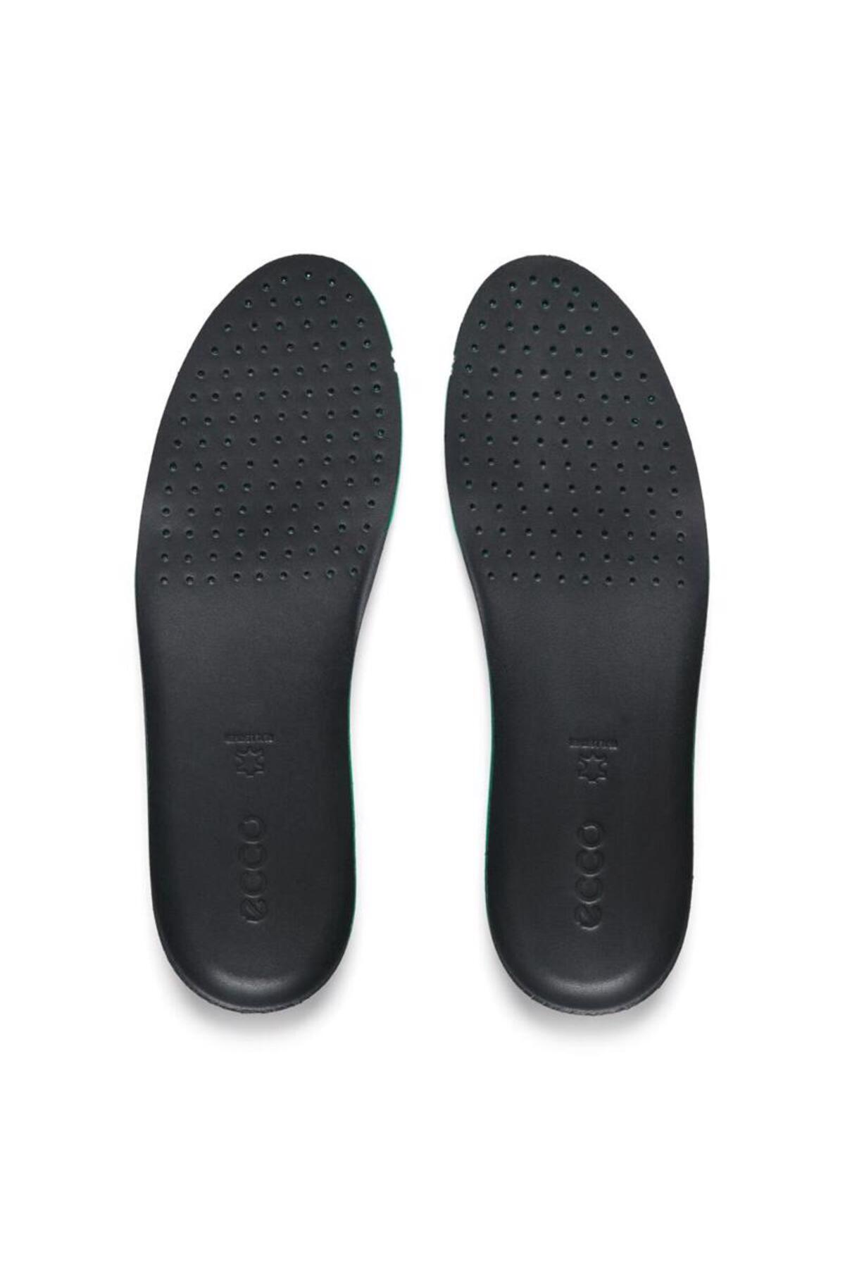 Ecco Leather Inlay Soles BLACK