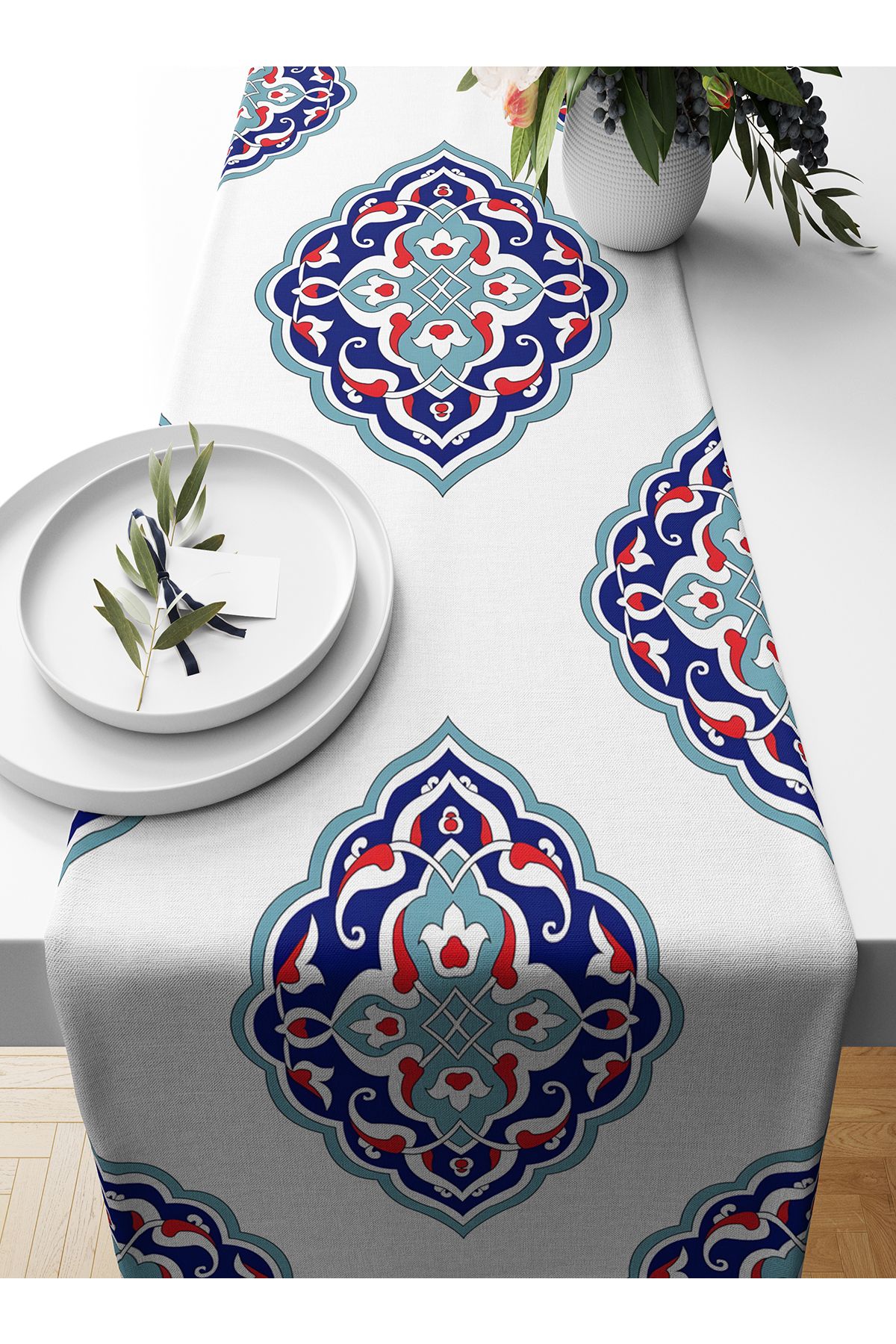 Bertille Home Seria Ramadan 140x40 Cm Runner Imprimat Digital (din Rama) - One Size