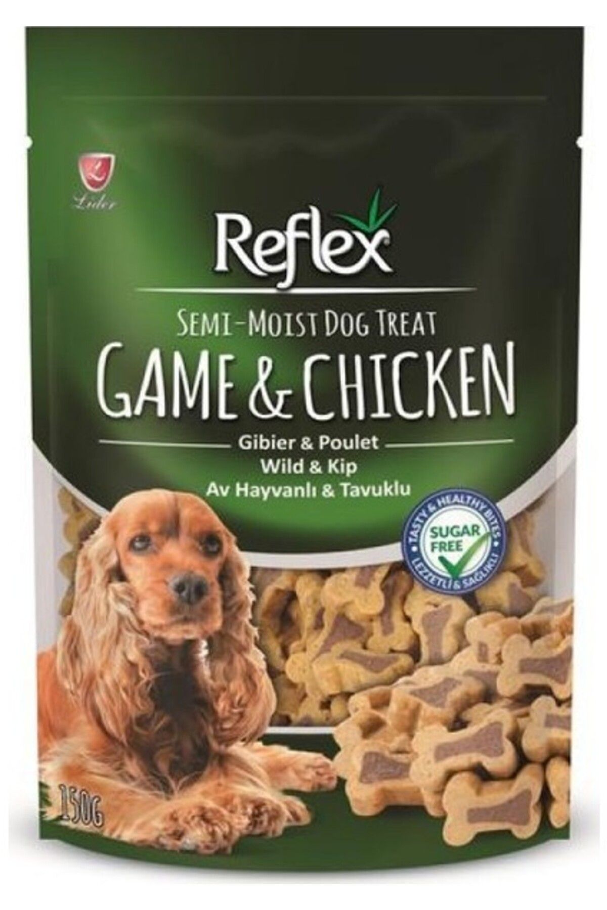 Reflex Yarı Yumuşak Ödül Maması Av Hayvanlı & Tavuklu 150 gr