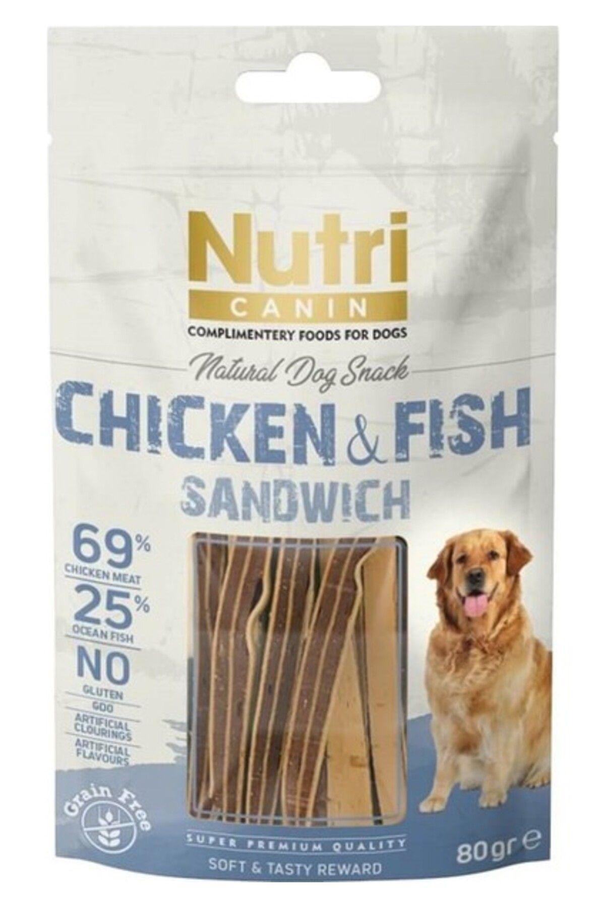 Nutri Canin Chicken&fish Sandwich Köpek Ödülü 80 gr