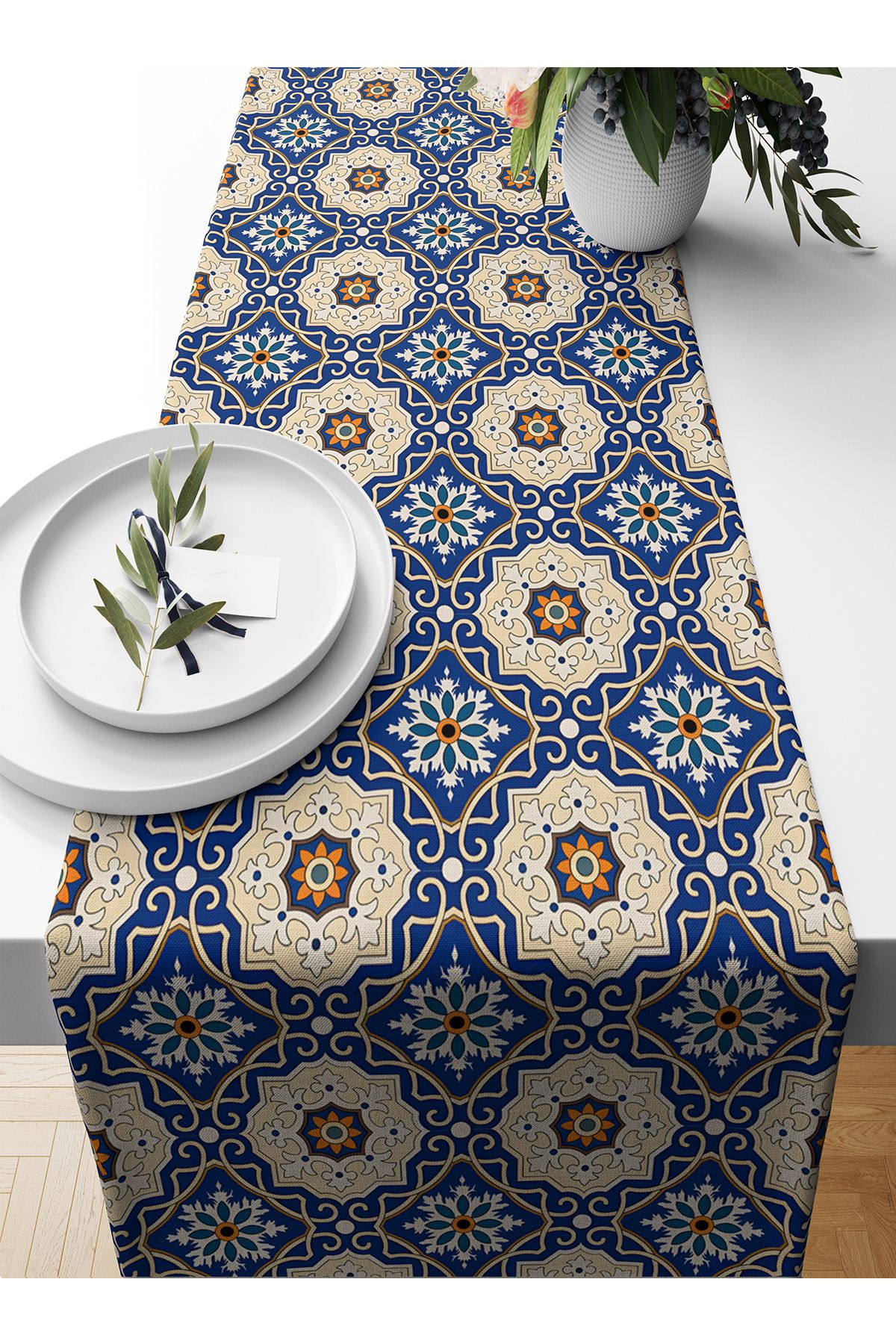 Bertille Home Ramazan Serisi 140x40 Cm Dijital Baskılı Runner (Ramadan)