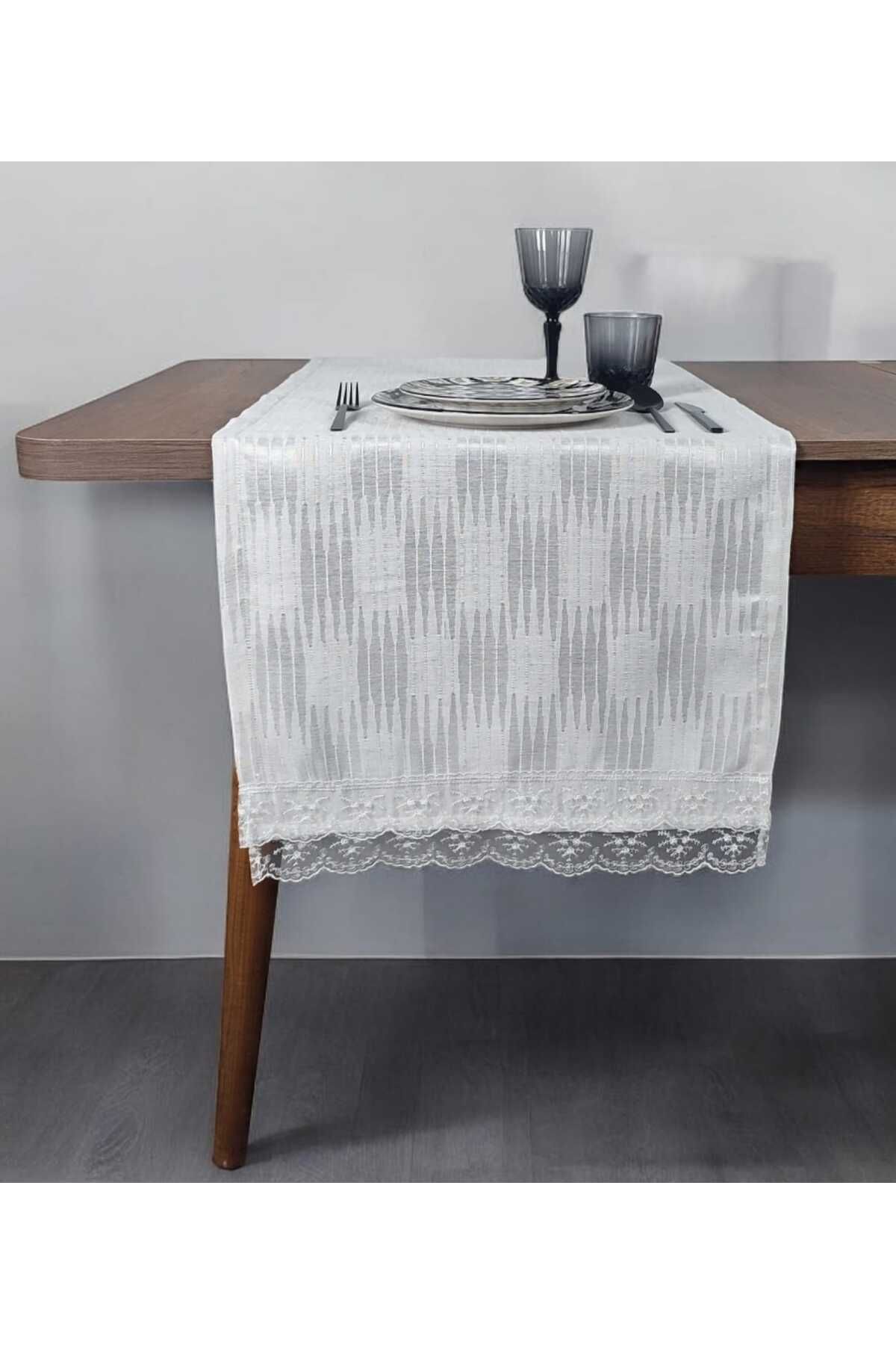 Elioure Güplü gri dekoratif yolluk 53x140 cm, şık ve şık tasarım
