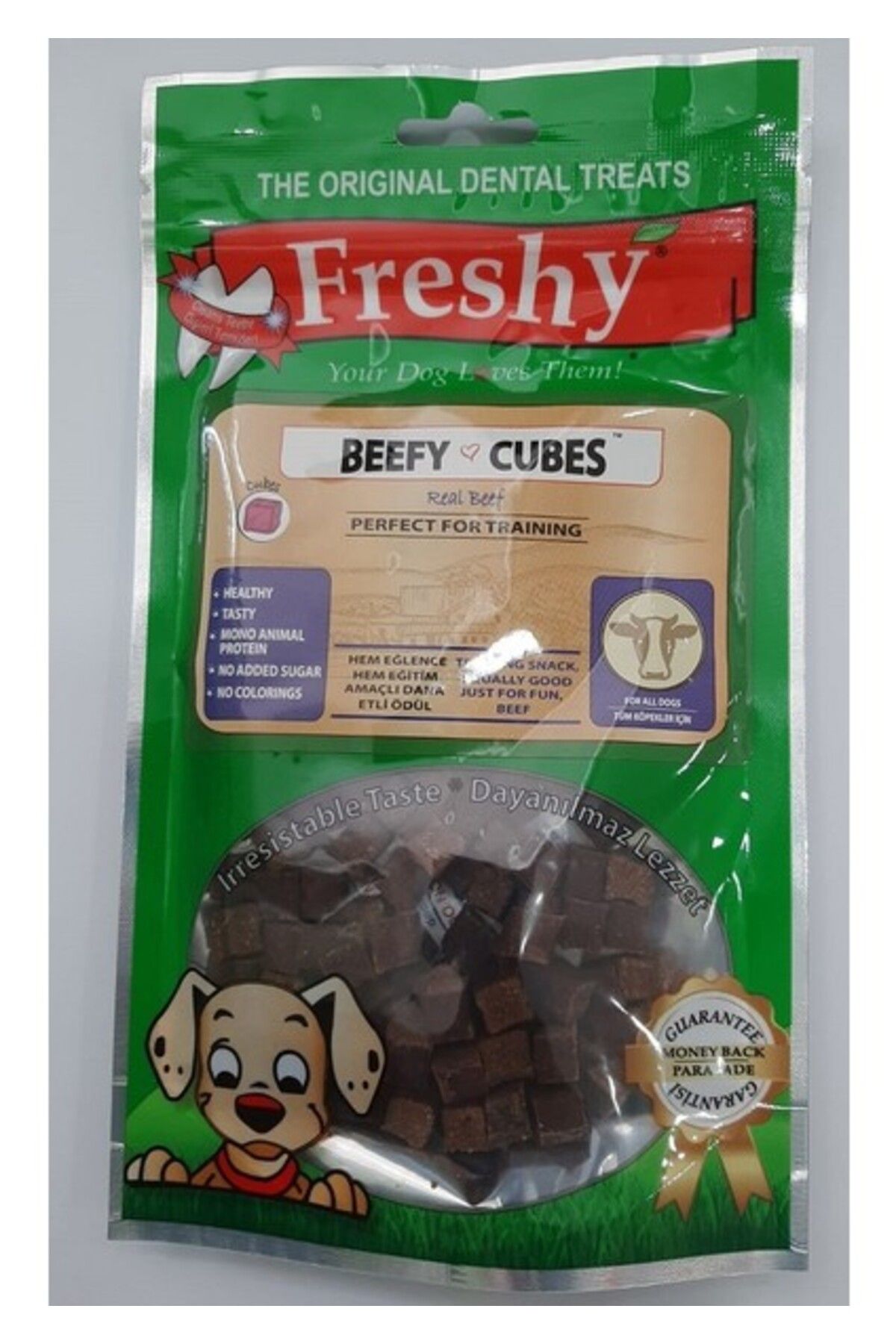 Orqinel Freshy Beef Cubes Taze Dana Etinden Doğal Küp Ödülü