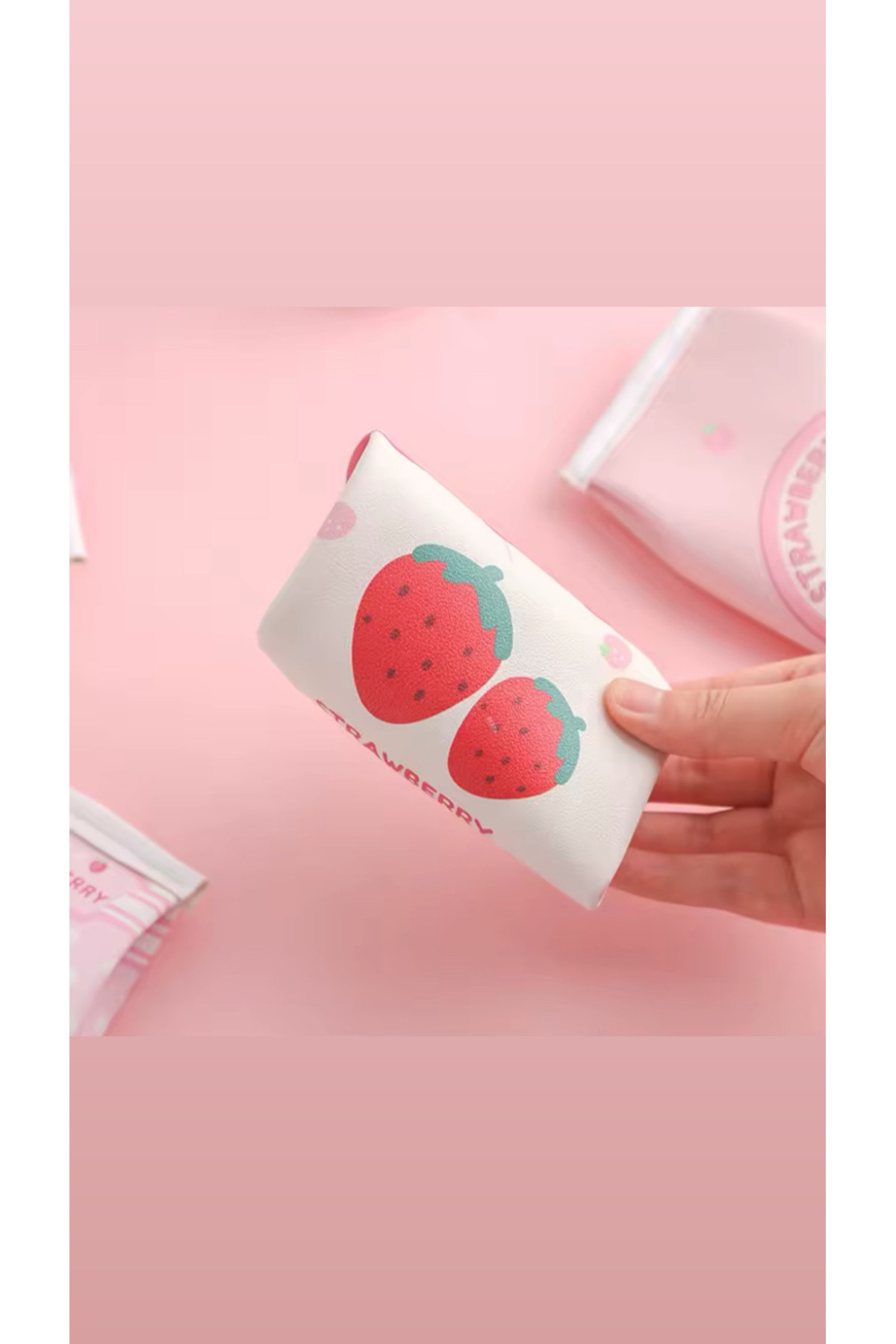 synshop Kawaii Kore Cheese Peynir Sarı Kalemlik Kalem Kutu Makyaj Çantası Doğum Günü Karne Hediye fotoğrafı 5 (önizleme)