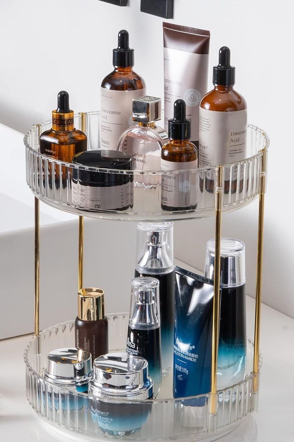 UNIQUE ME Organizator de machiaj Organizator de cosmetice Organizator de bijuterii Organizator de bucătărie și baie Diamondd