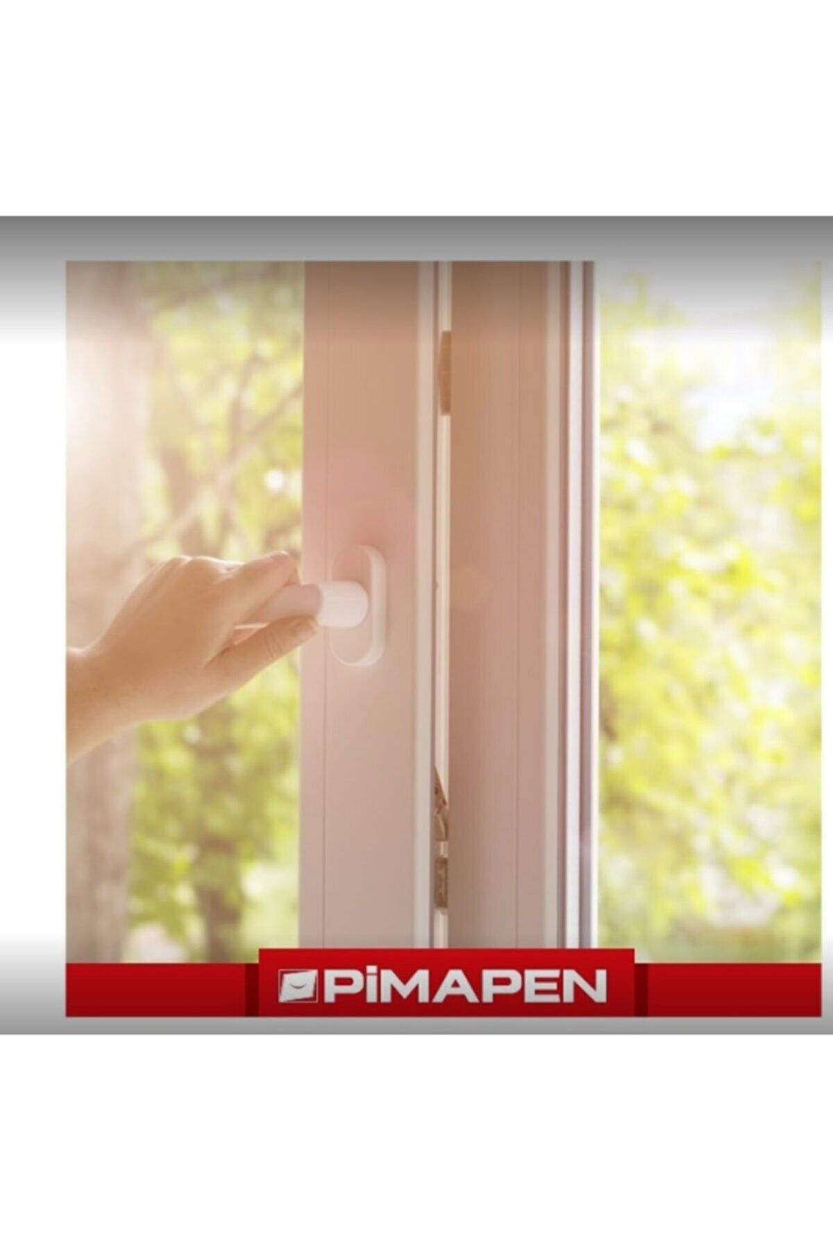 pimapen-2 Pieces - Window Handle White Aluminum 153gram/pcs 7