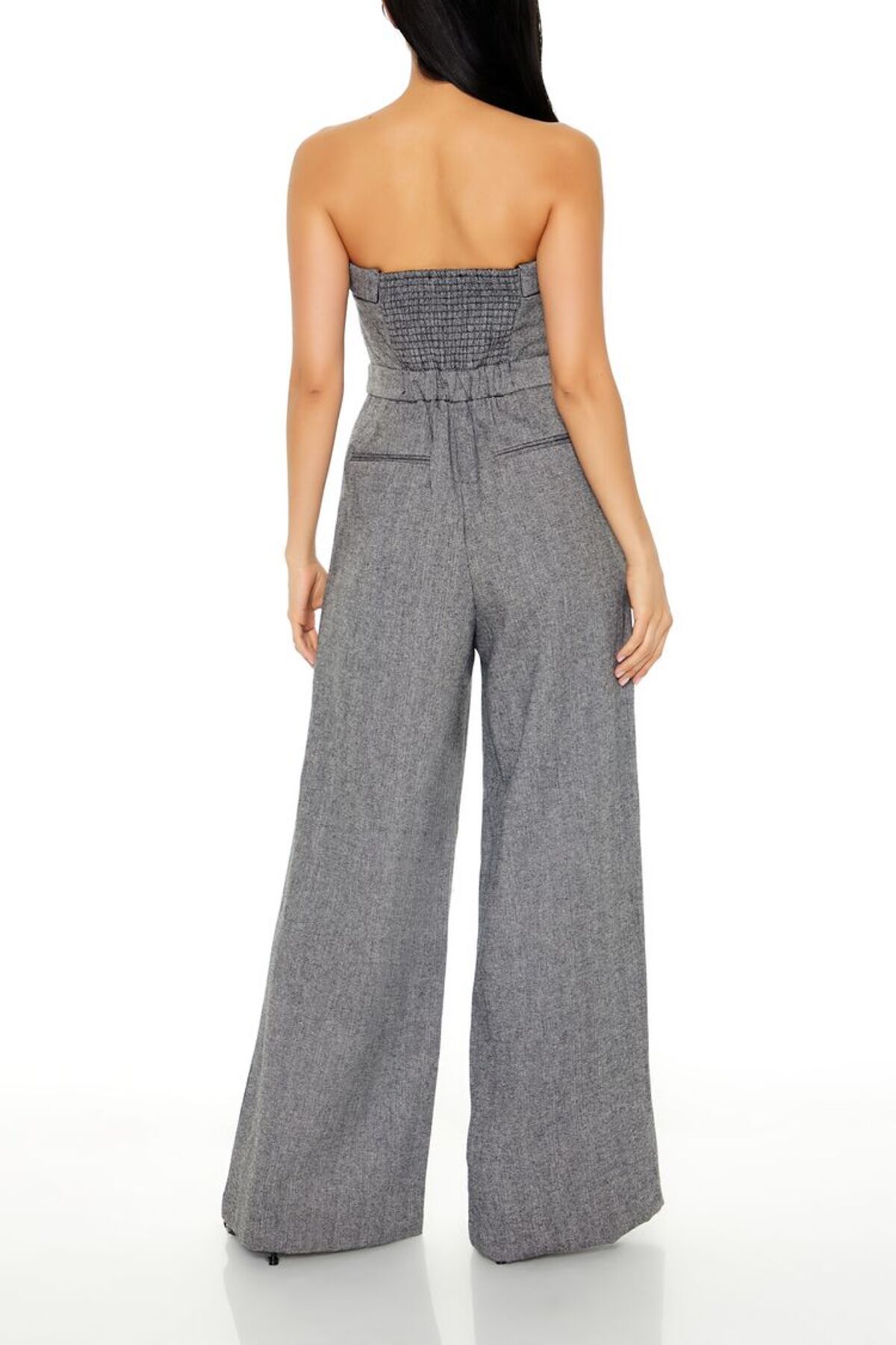 Forever 21 Straplez Yaka  Wide-Leg Tulum