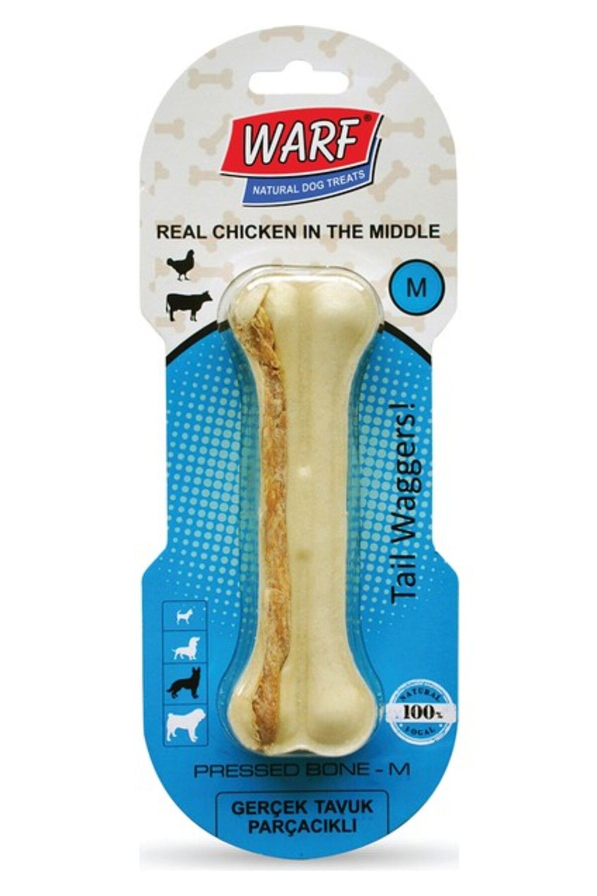 Warf Tavuklu Kemik M - 15.5 cm