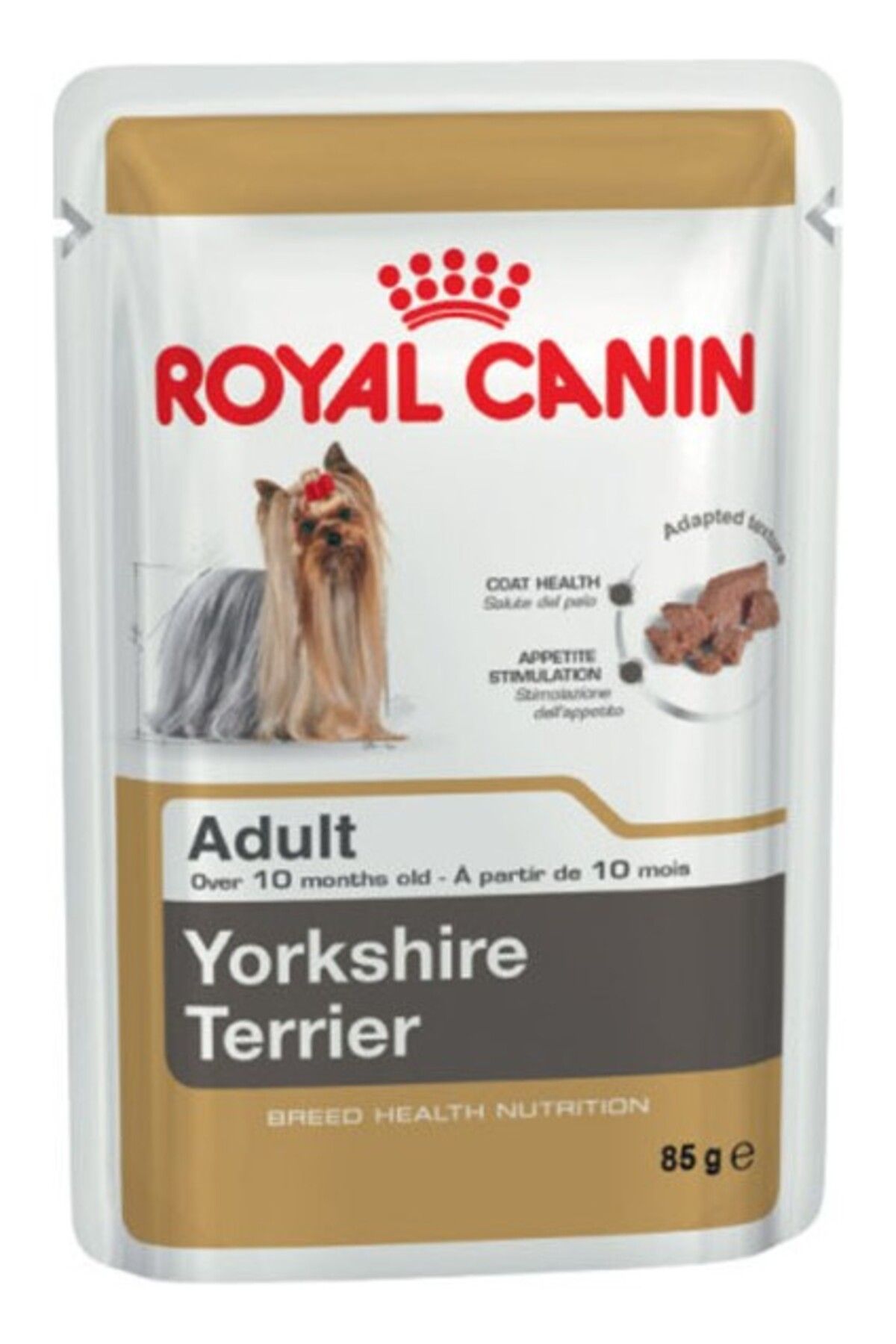 Royal Canin Yorkshire Terrier Adult Pouch Yetişkin Köpekler İçin Konserve 85 Gr