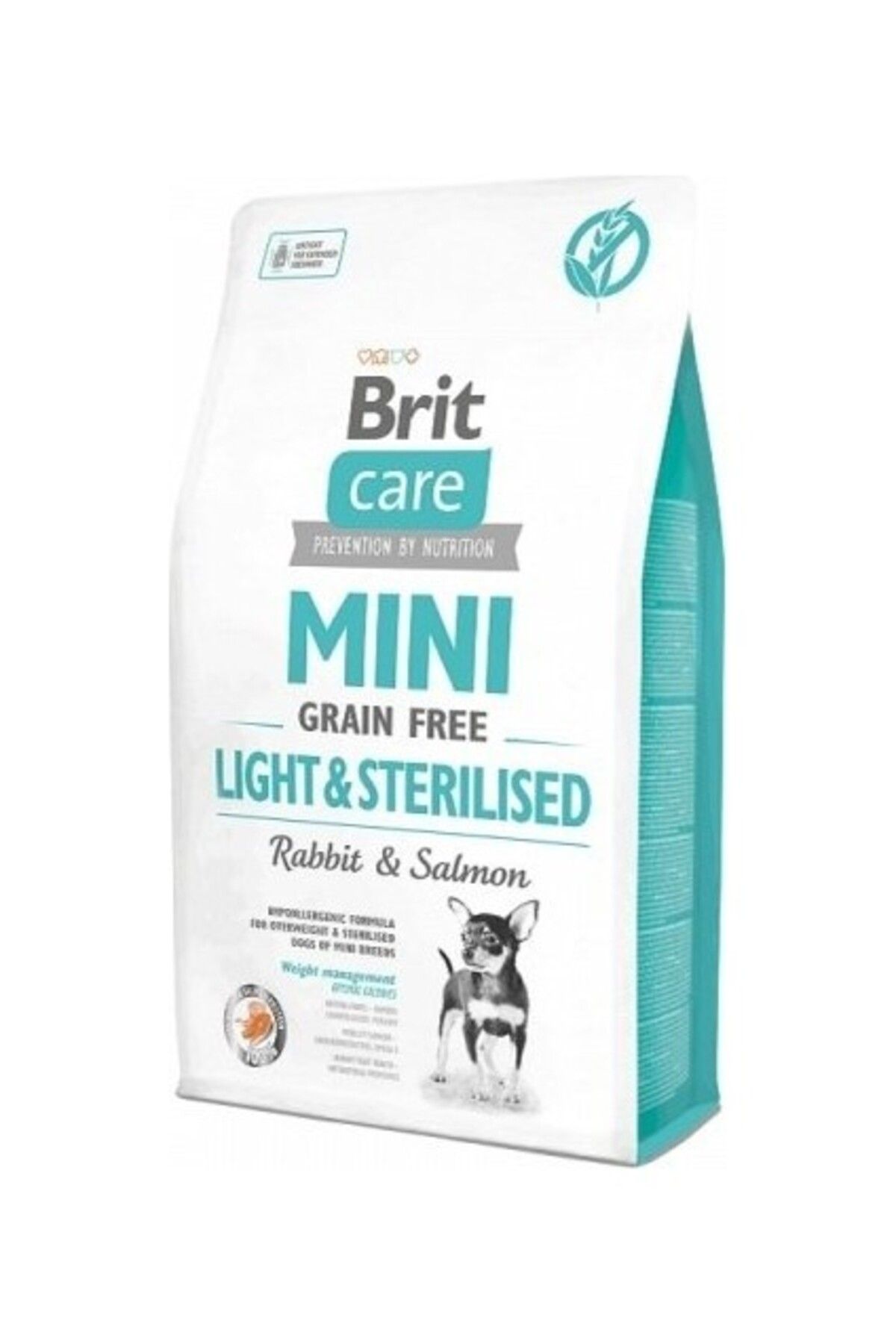 Brit Care Mini Light Sterillised Tavşanlı Tahılsız Köpek Maması 2Kg