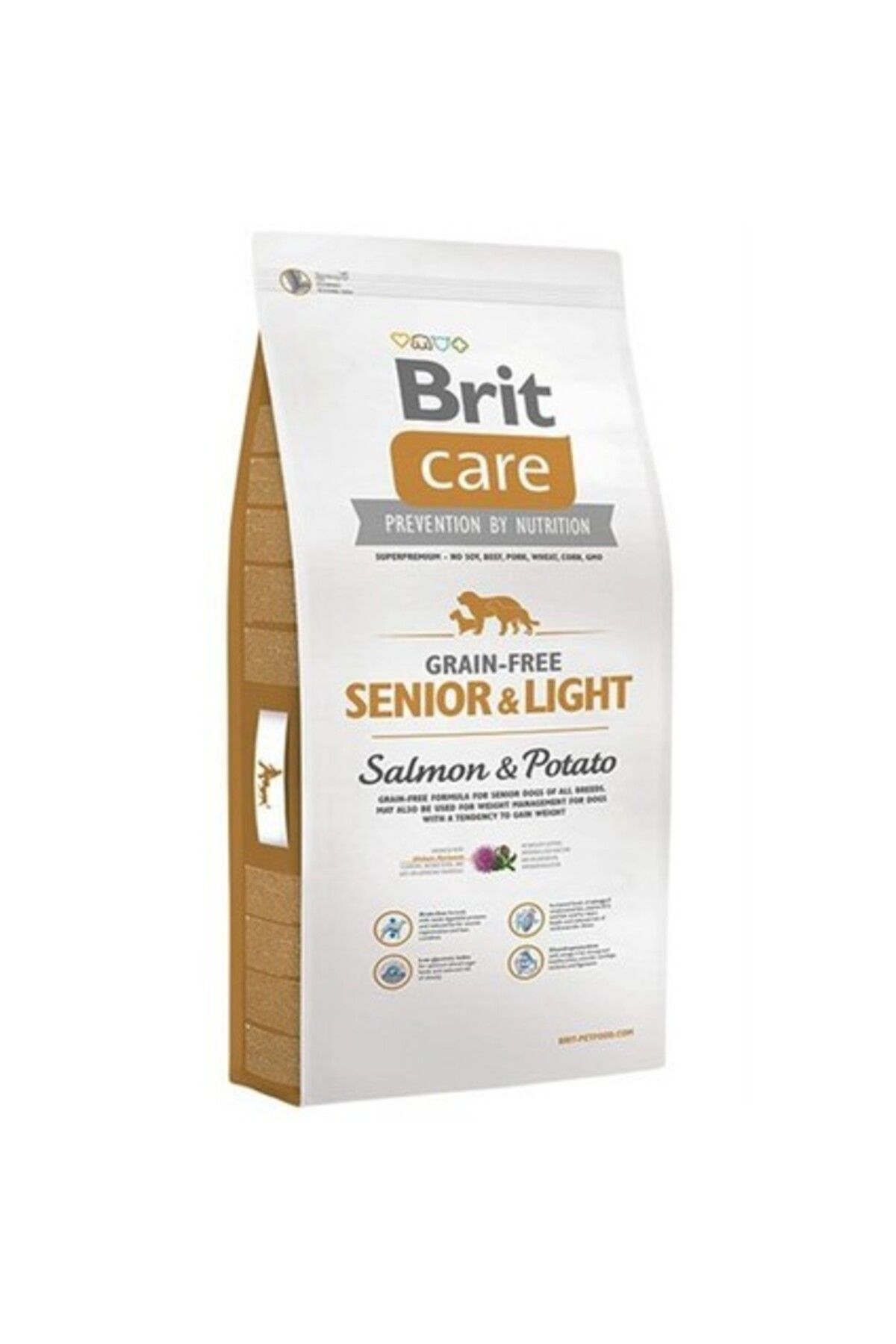 Brit Care Light Tahılsız Somonlu Patatesli Yaşlı Köpek Maması 12 Kg