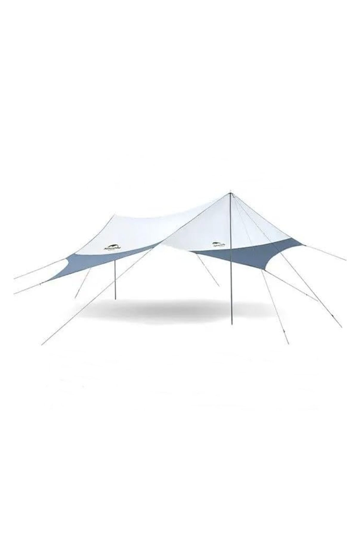 Naturehike Hexagon Sunrise Canopy 5.2x4.6 mt Tarp [Güneş ve Rüzgar Koruma Tentesi] Grey/Blue