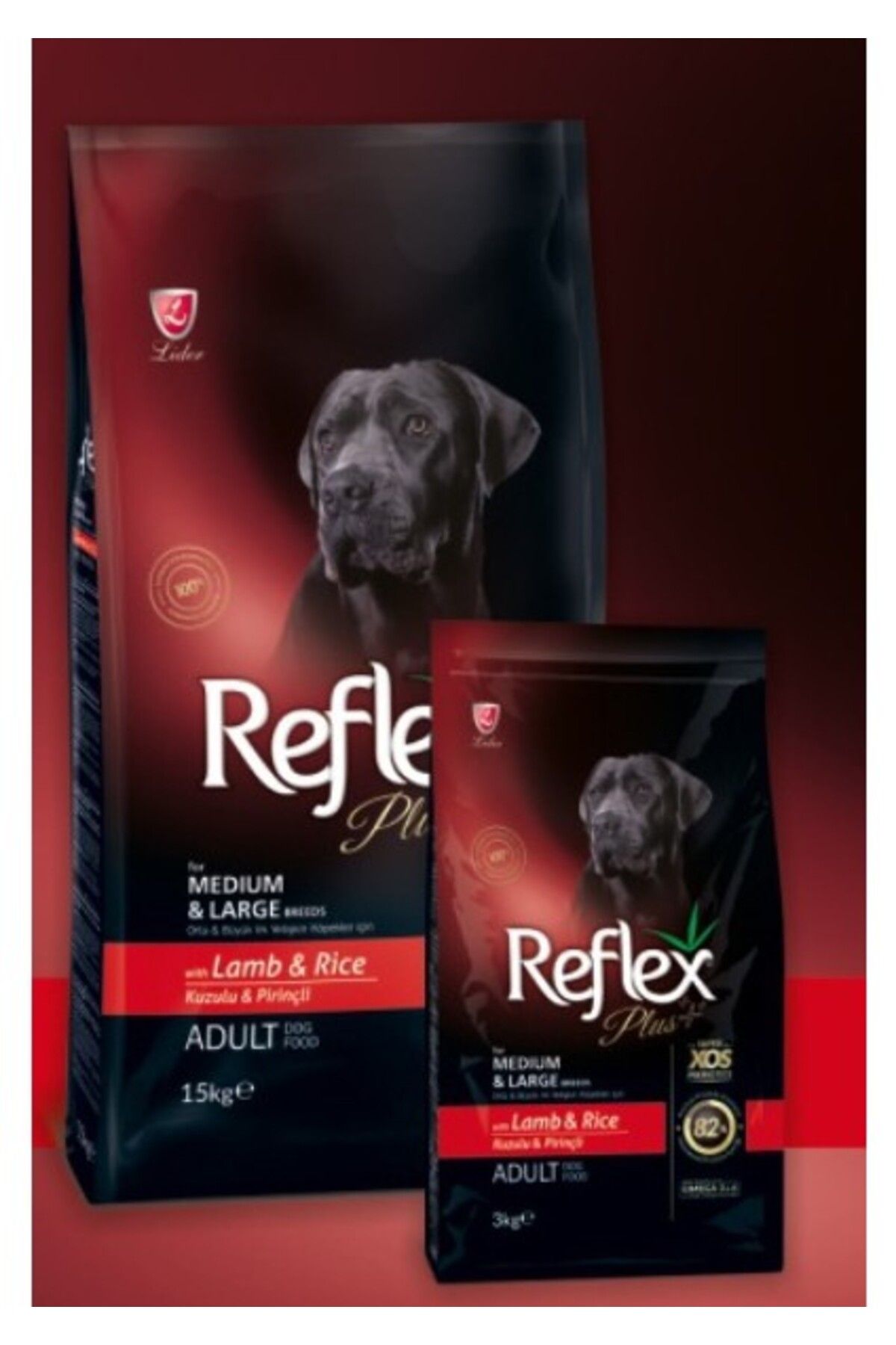 Reflex Plus Adult Medium Large Dog Kuzulu Büyük Irk Yet. Köpek Maması 15 kg