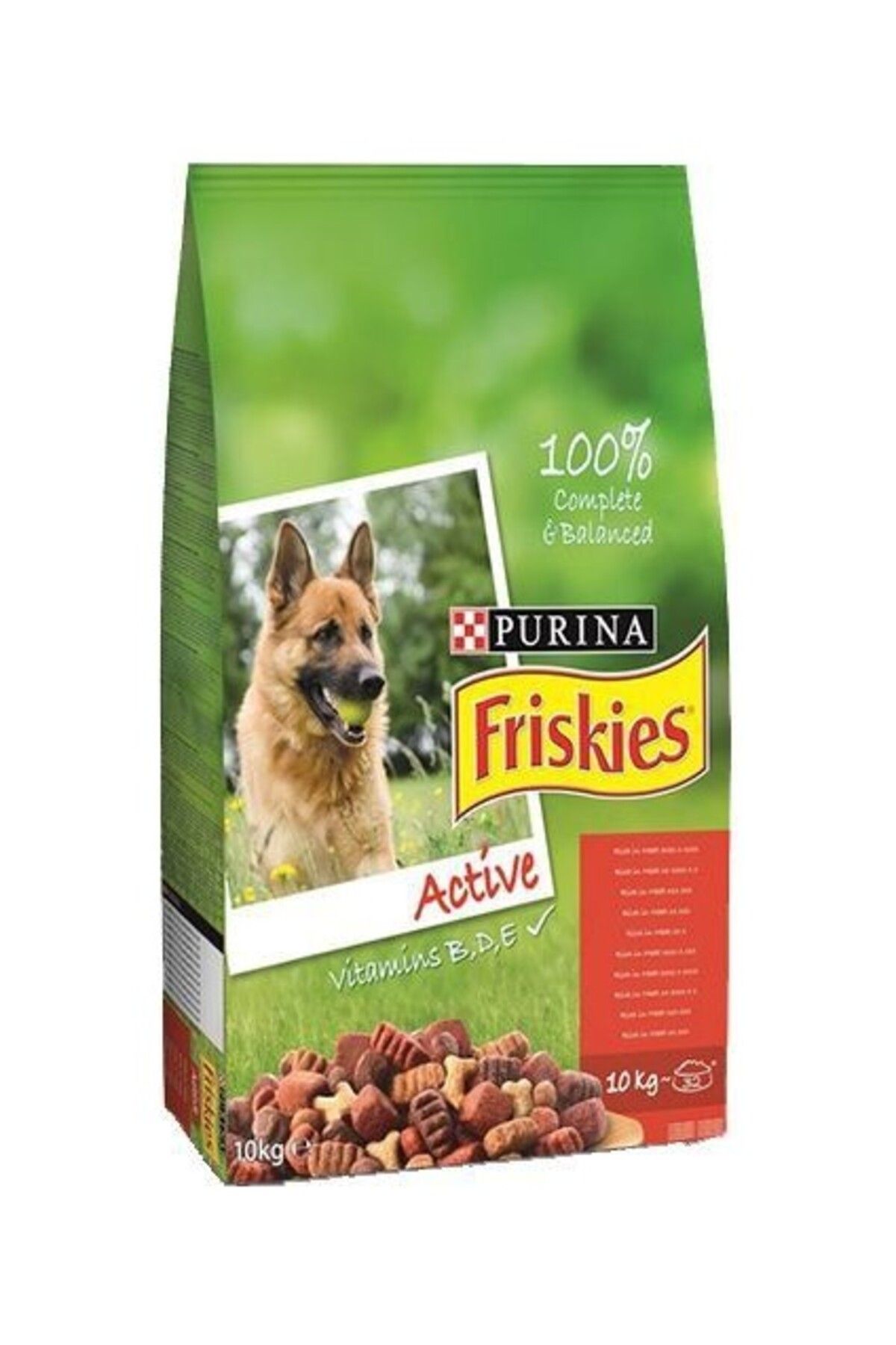 Friskies Active Etli Yüksek Enerji Aktif Köpek Mamasi 10 Kg