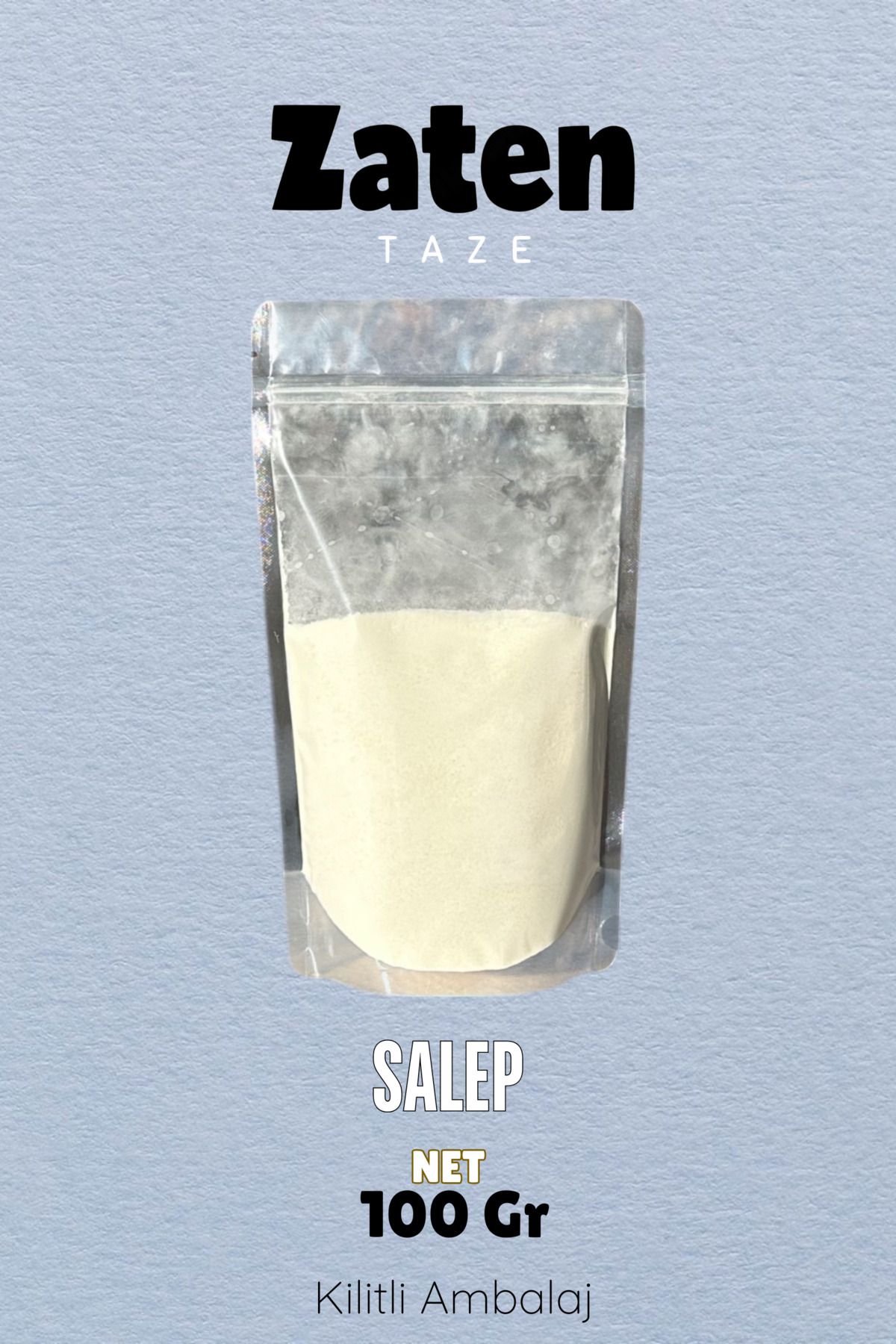 Zaten Taze Terbiyeli Toz Salep 100 Gr Sahlep