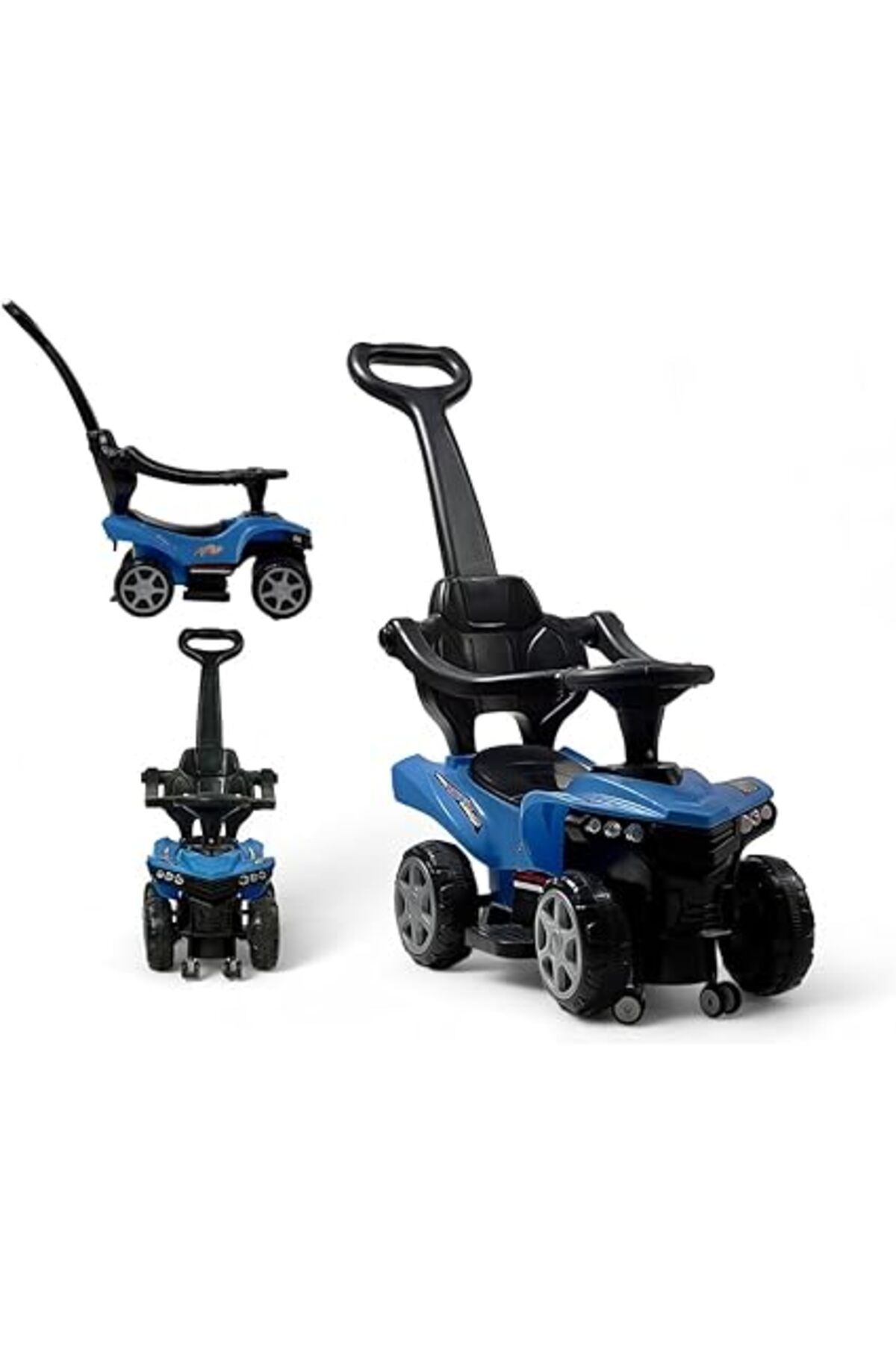 ALBADER-Hummer 3-In-1 Push Car - Kids 3 in 1 Ride on Car, Push Ride on Car For Kids 7