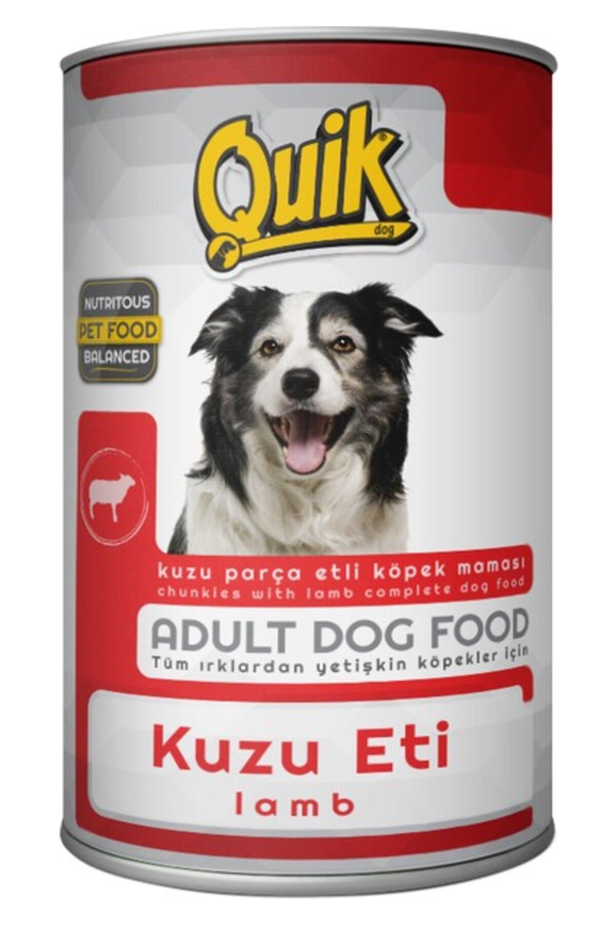 Quik Köpek 415 gr Kuzu Etli Konserve