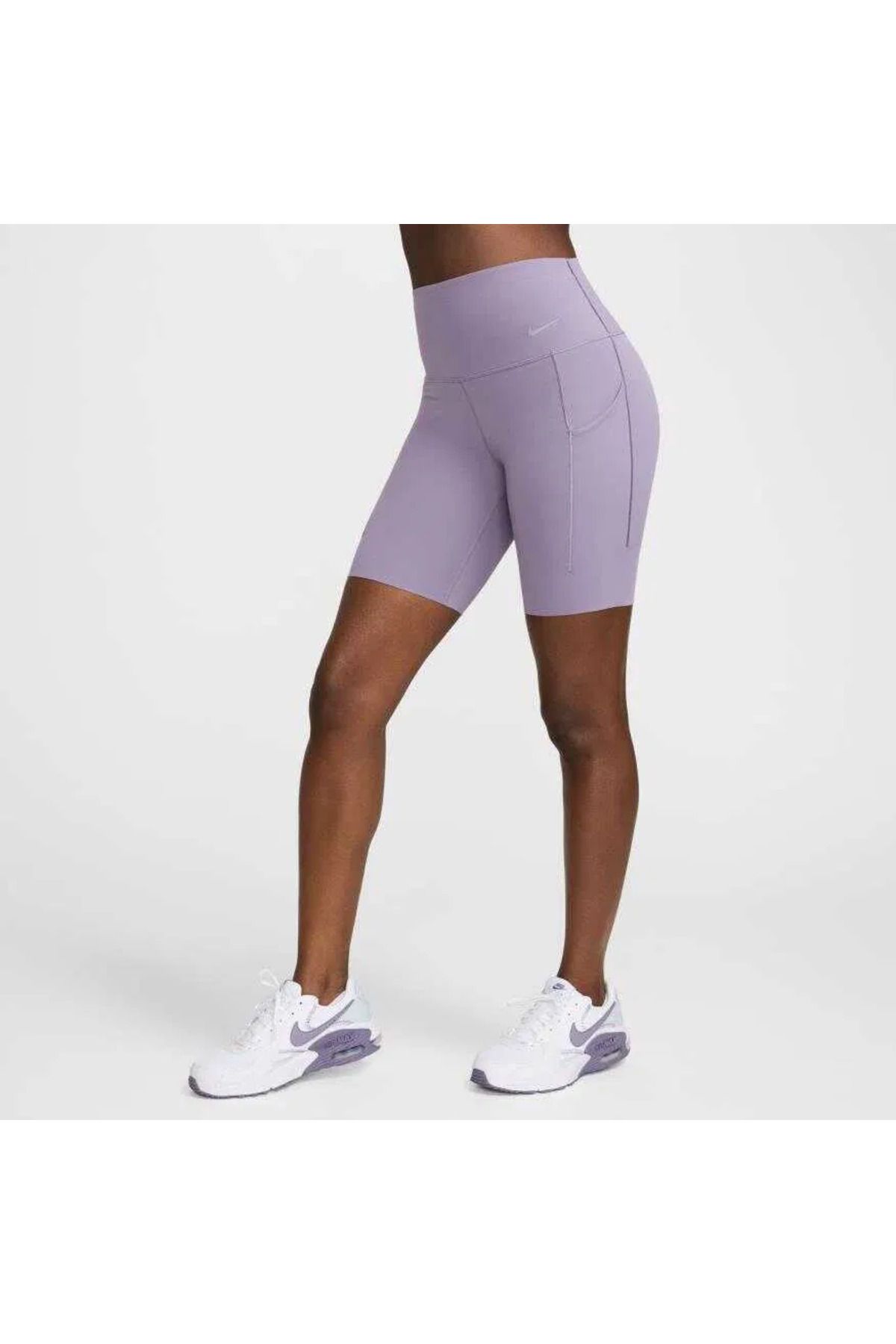 Nike Dri-fit Women's Universa Hr 8in Short Lila Kadın Şort