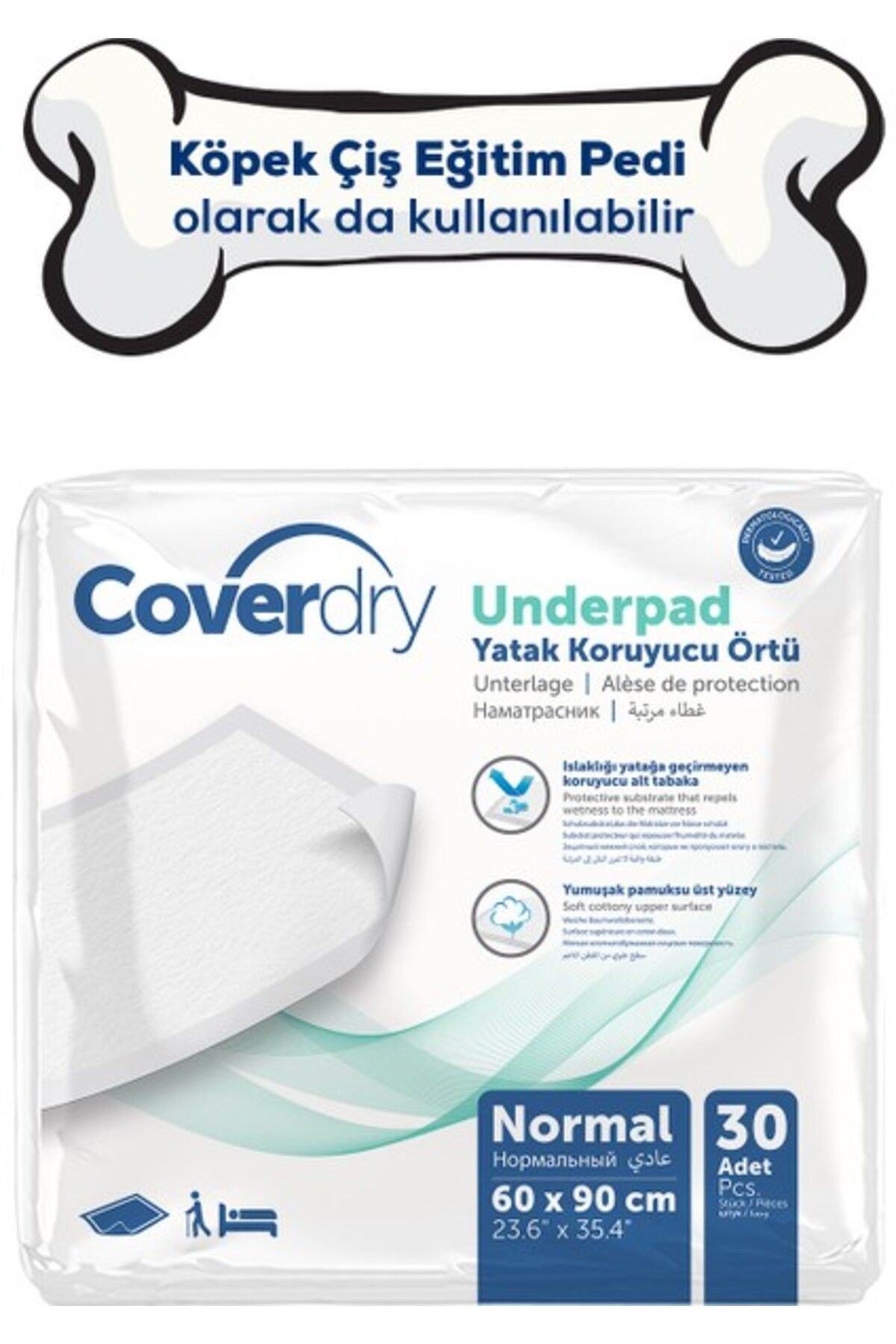 Orqinel Coverdry Köpek Çiş Eğitim Pedi 60X90 30 Adet