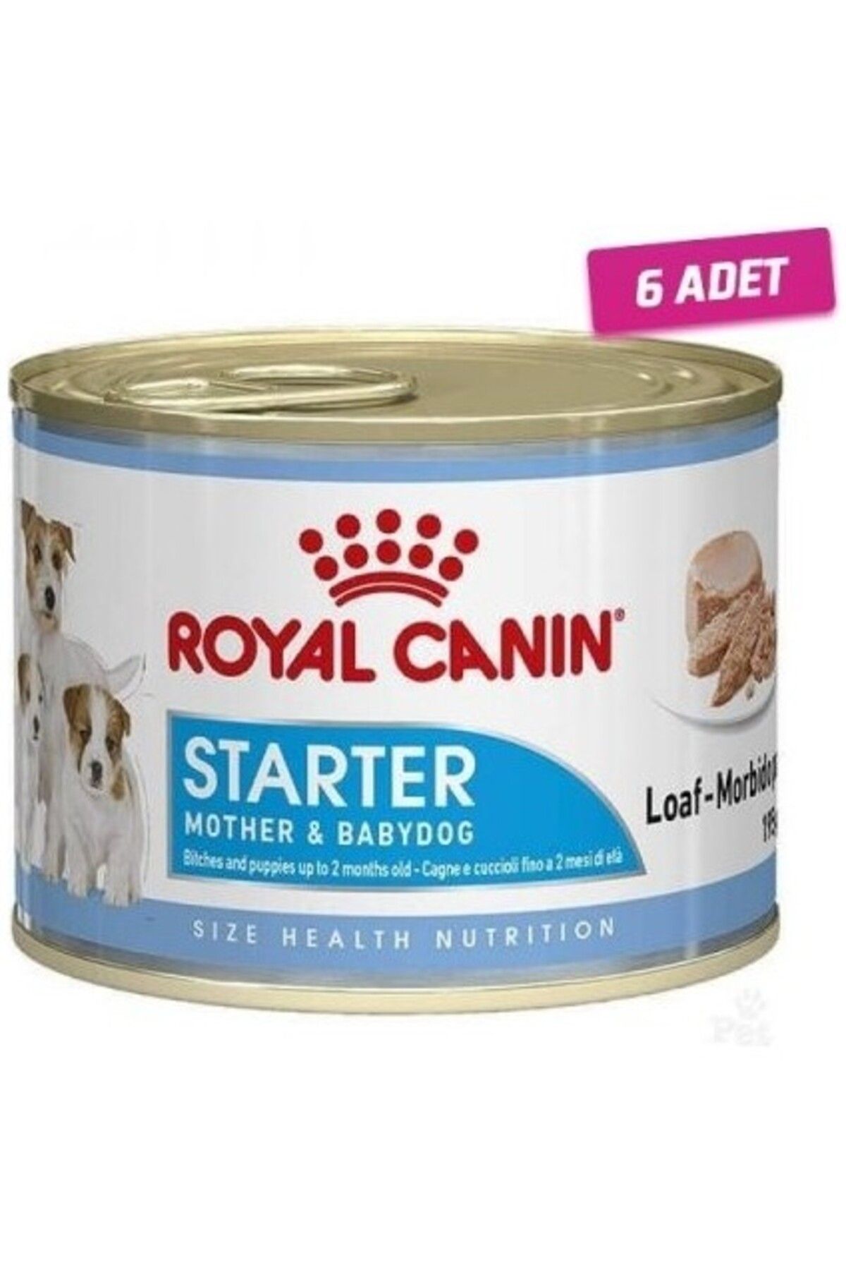 Royal Canin 6 Adet - Starter Mousse Konserve Yavru Köpek Maması 195 gr