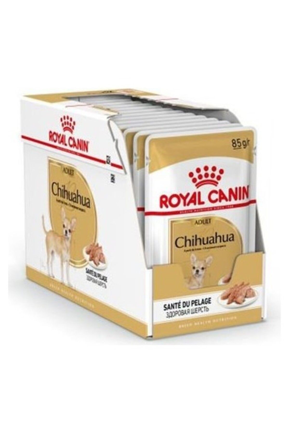 Royal Canin Pouch Chihuahua Irkı Özel Yaş Köpek Maması 85 gr - (12 ADET X 85 GR)