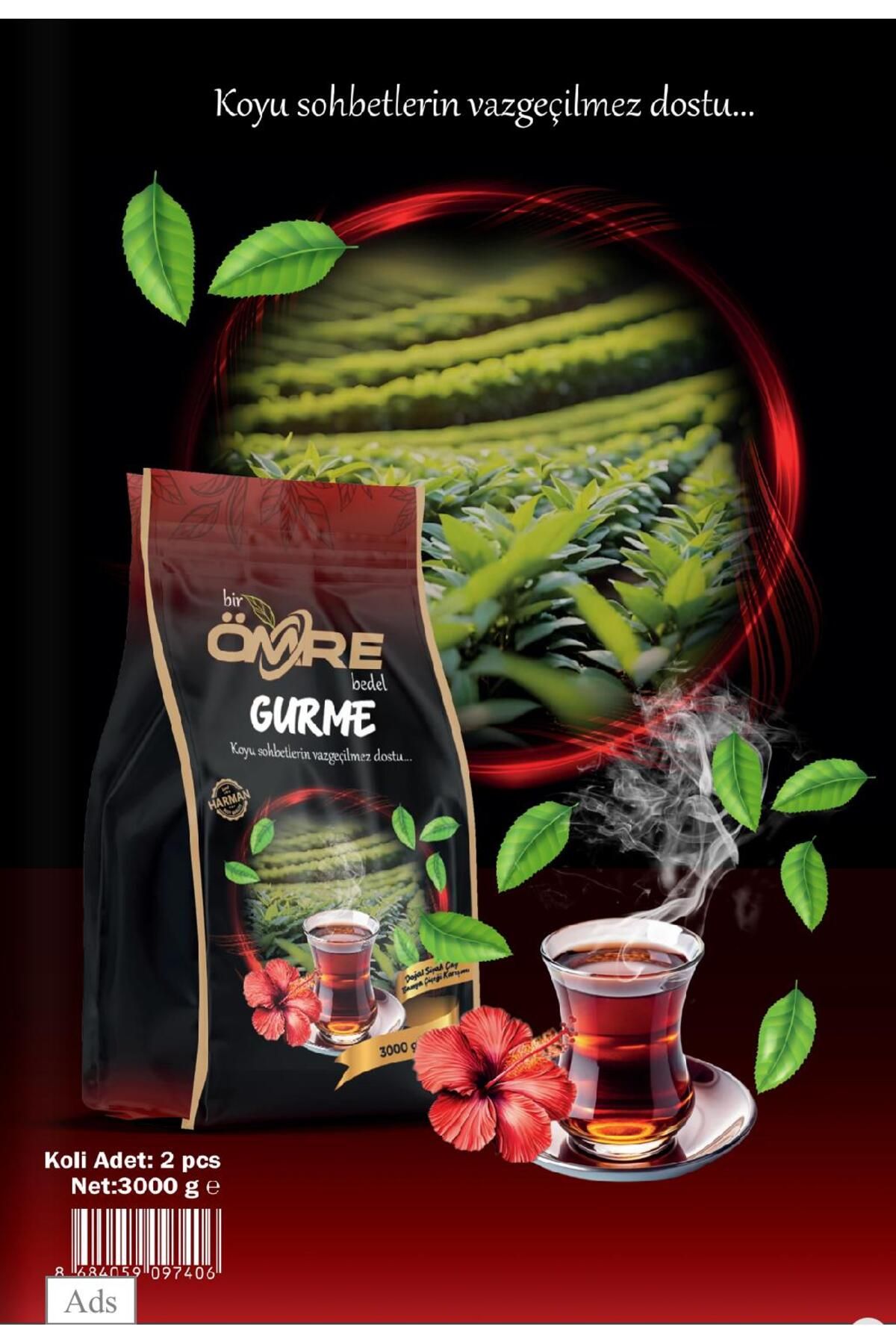 BURÇAY ÖMRE GURME ÇAY 3 KG