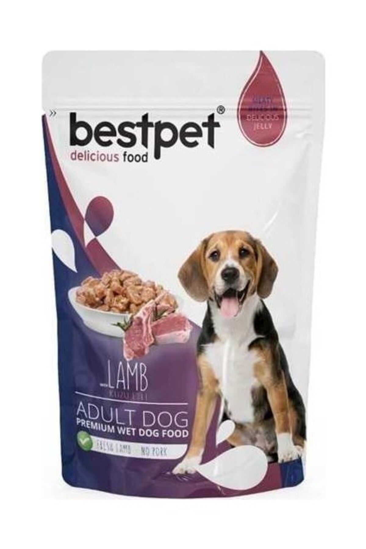 Bestpet Best Pet Kuzu Etli Pouch Konserve Yaş Mama 100 gr