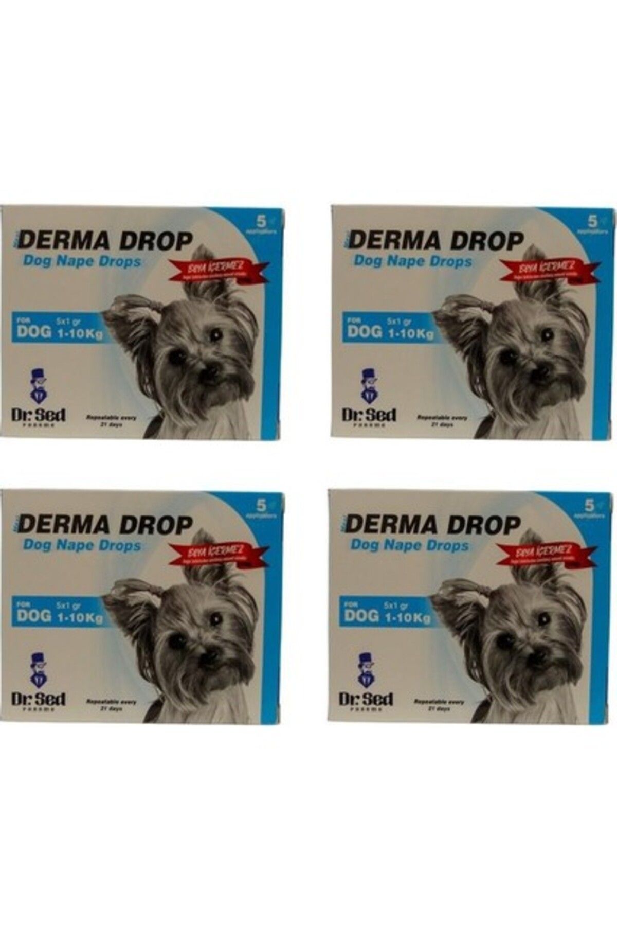 Orqinel Dr Sed Pharma Derma 1-10 kg Köpek Dış Damla 4 Kutu