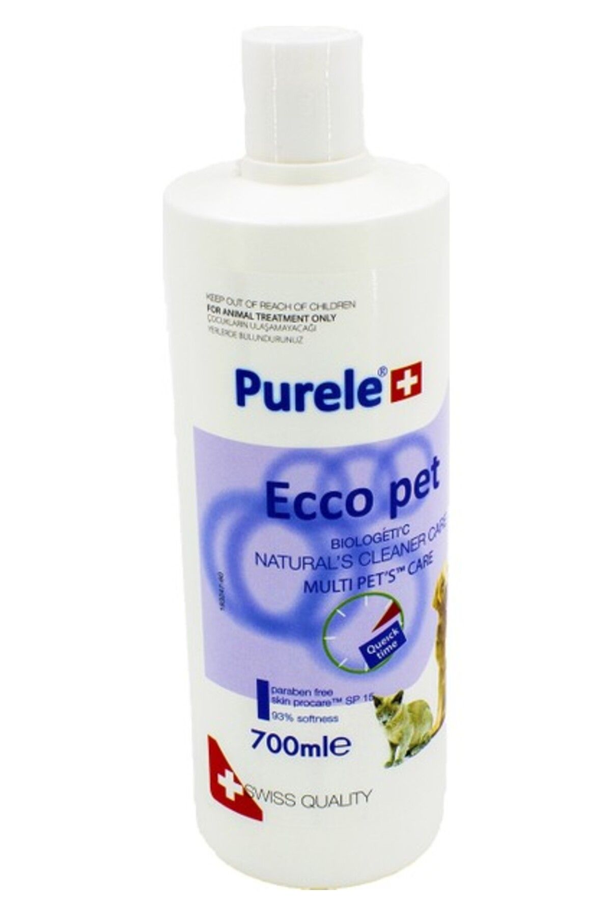 Purele Eccopet Ekonomik Pet Bakım Şampuanı 600 ml