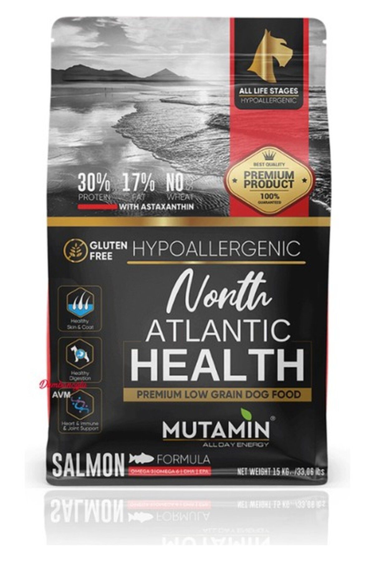 Orqinel Mutamin North Atlantic Health Somonlu Köpek Maması 15 kg Mutamin Somonlu Köpek Maması