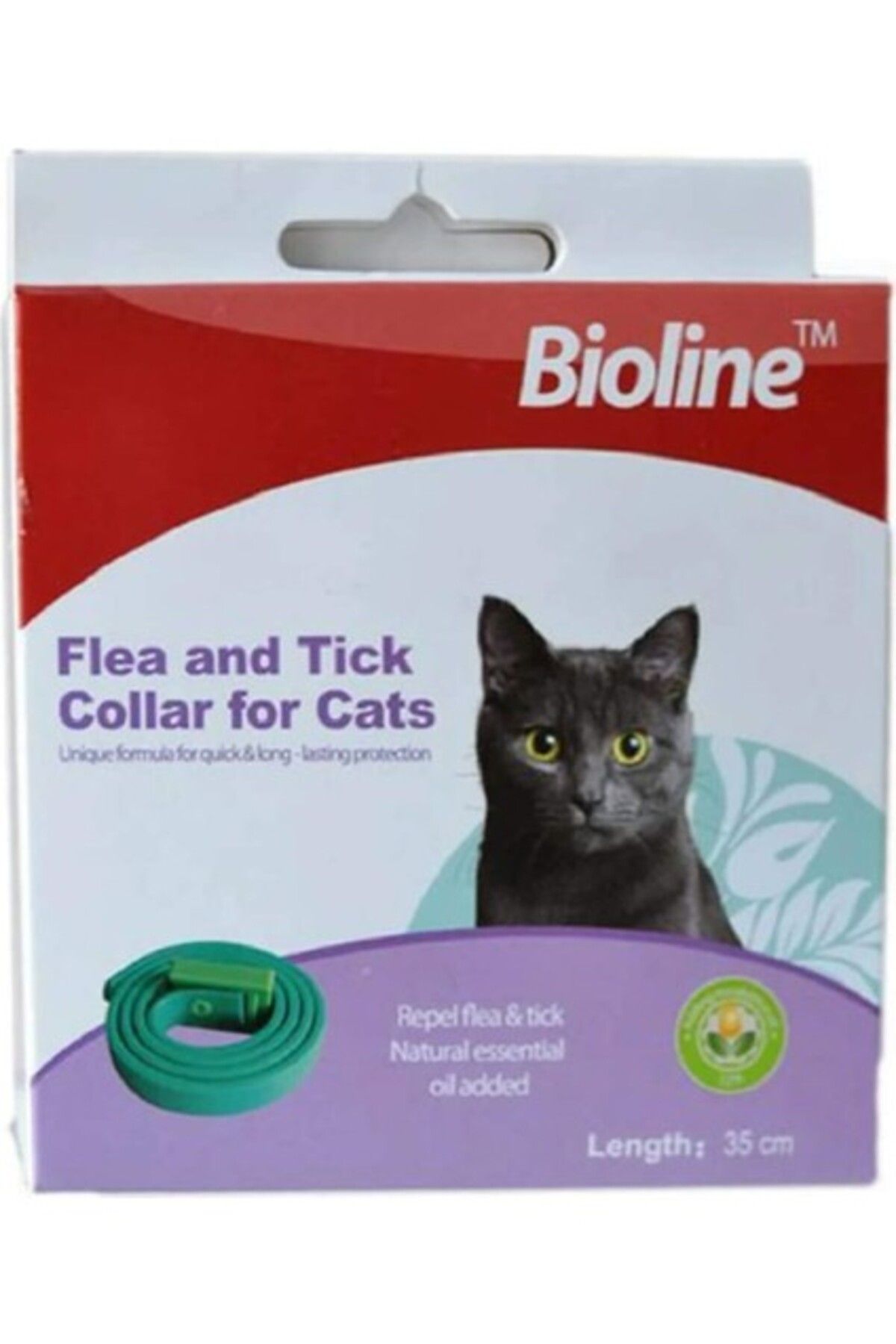 Bioline Bitkisel Kedi Pıre Tasması 35 Cm
