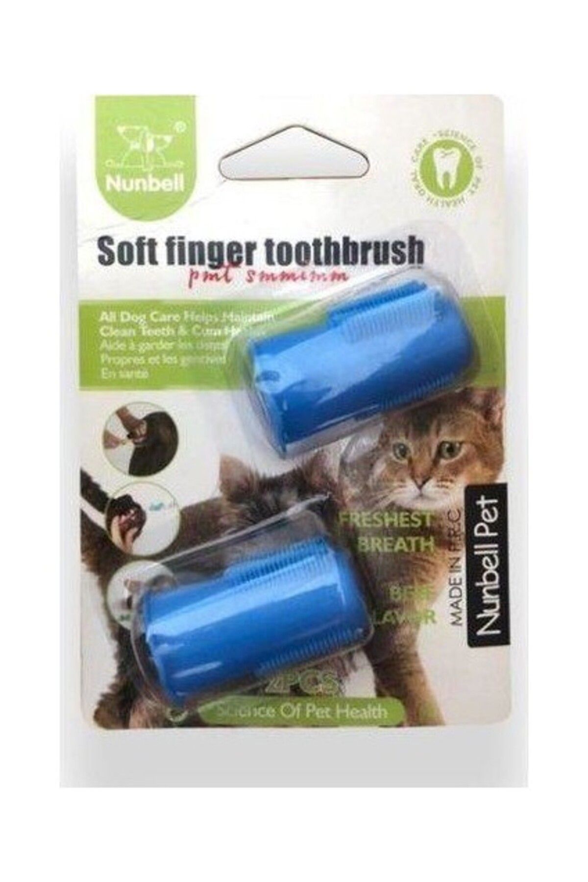 Nunbell Kedi & Köpek Parmak Diş Fırçası