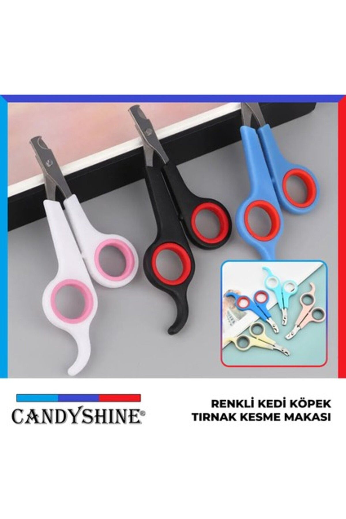 Orqinel CandyShine Kedi Köpek Tırnak Makası 10 cm x 7 cm