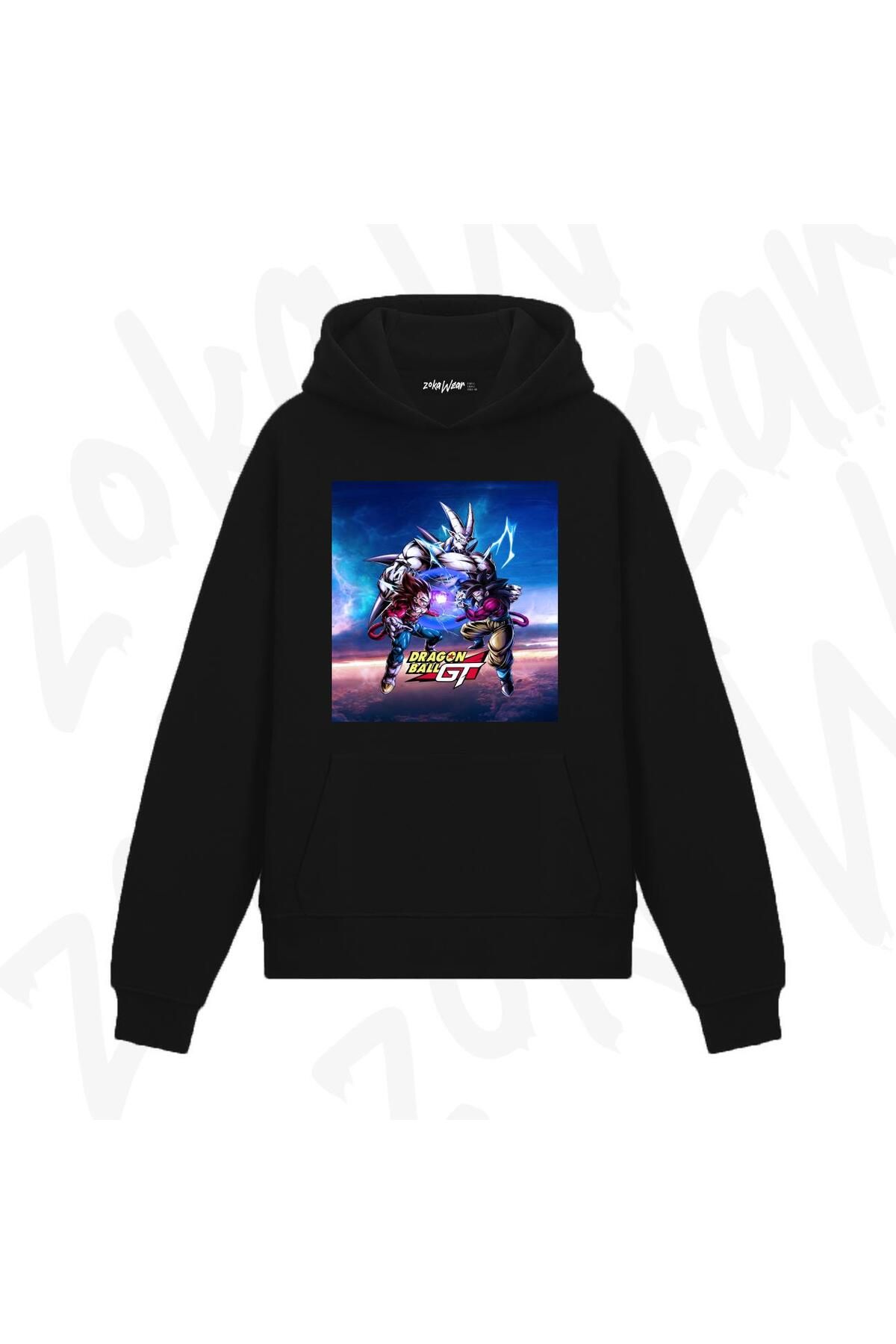 exans-Dragon Ball Gt V2 Design Printed Hooded Sweatshirt 1