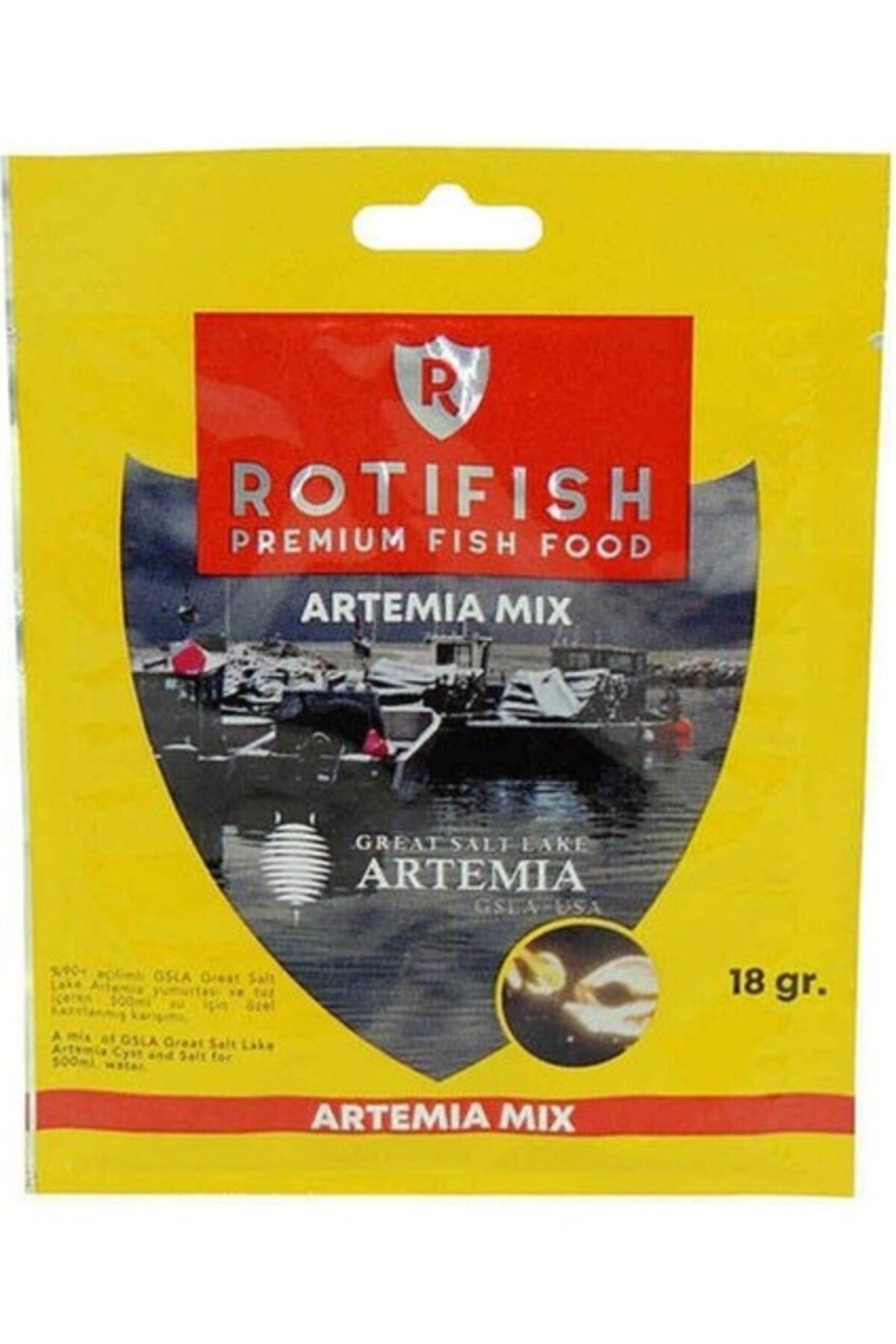 Orqinel Rotifish Artemia Yumurtası 18 Gram